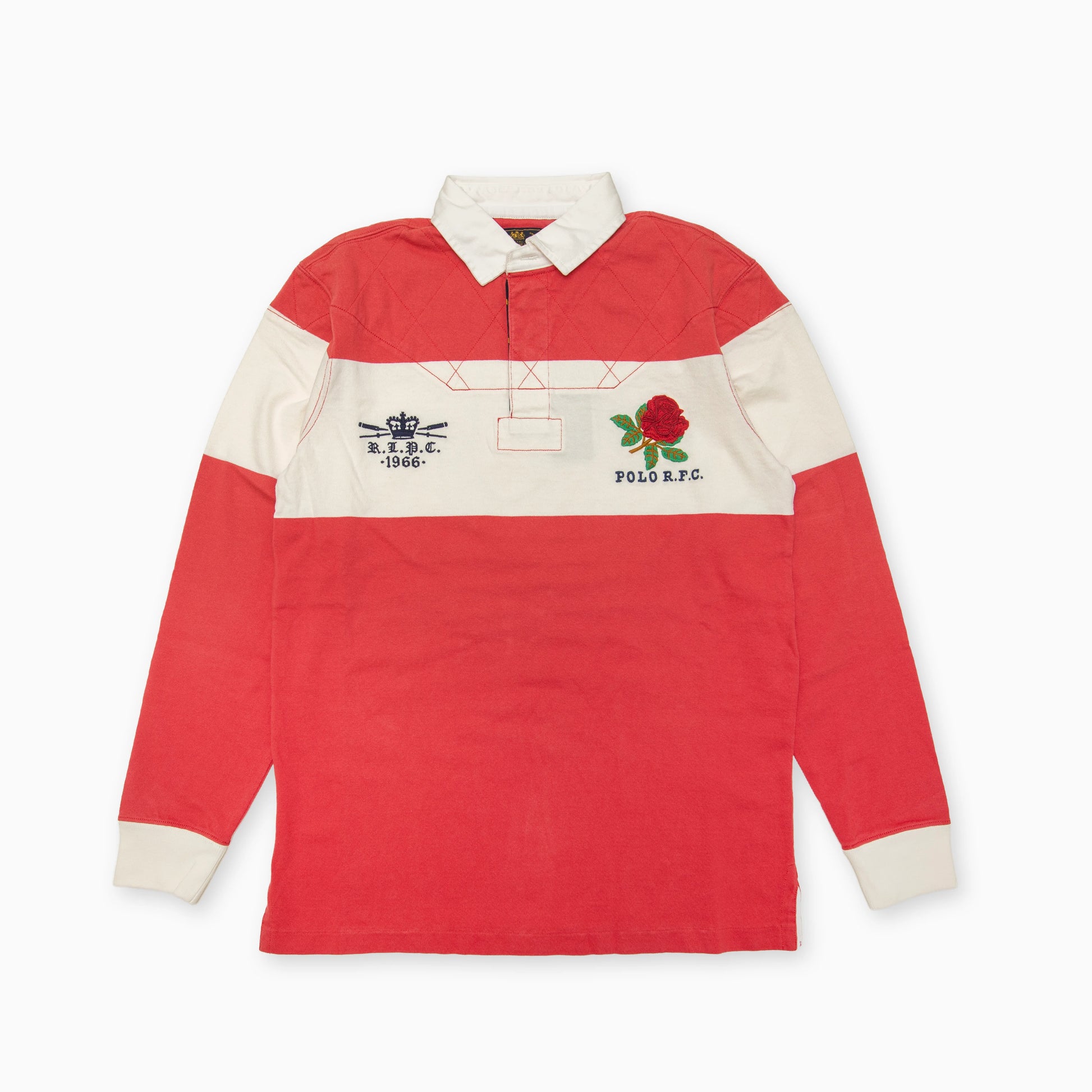 POLO RALPH LAUREN Rose Embroidered Rugby Shirt