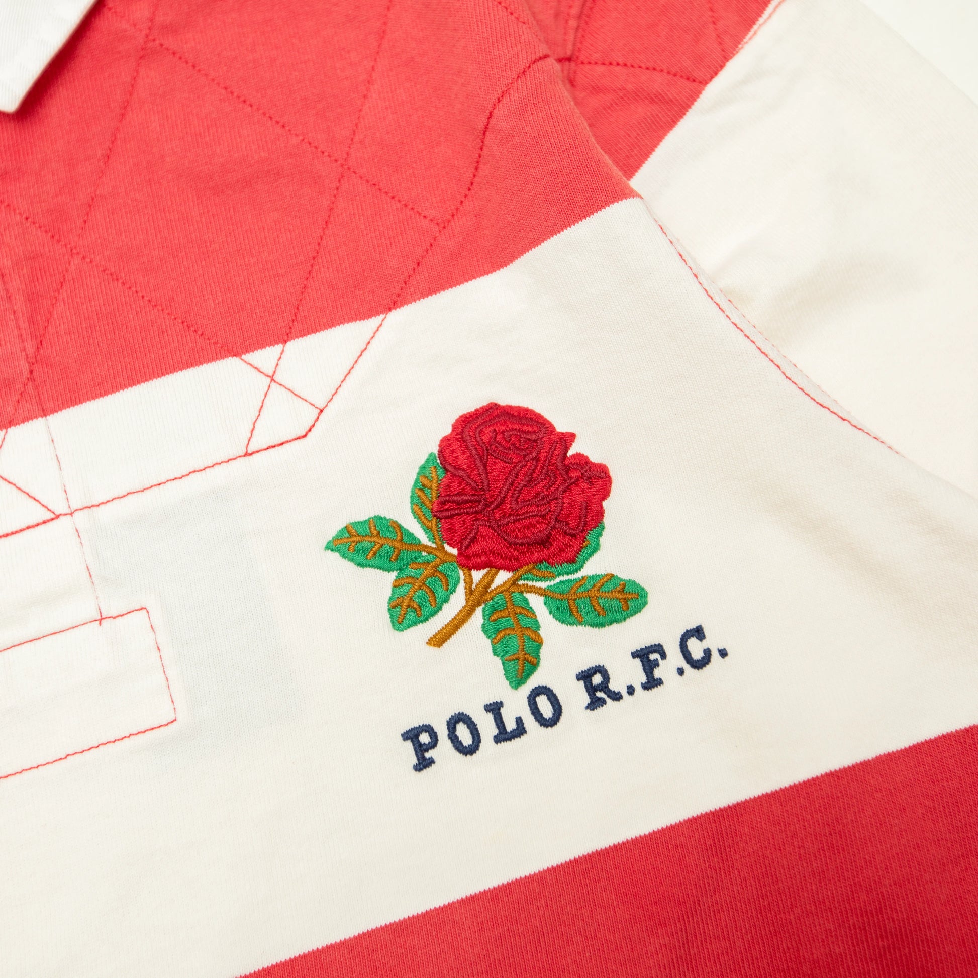 POLO RALPH LAUREN Rose Embroidered Rugby Shirt