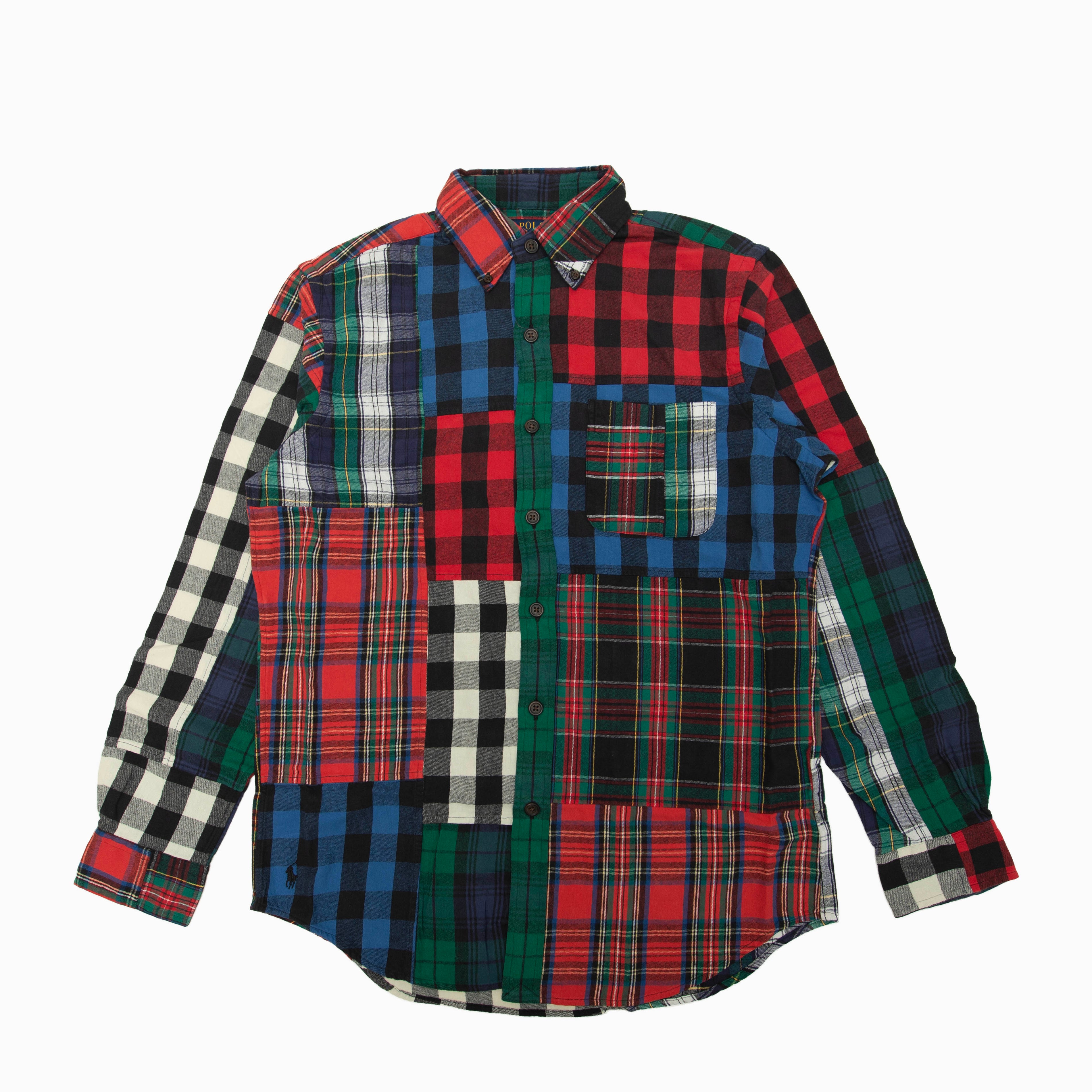 POLO RALPH LAUREN Patchwork Plaid Shirt