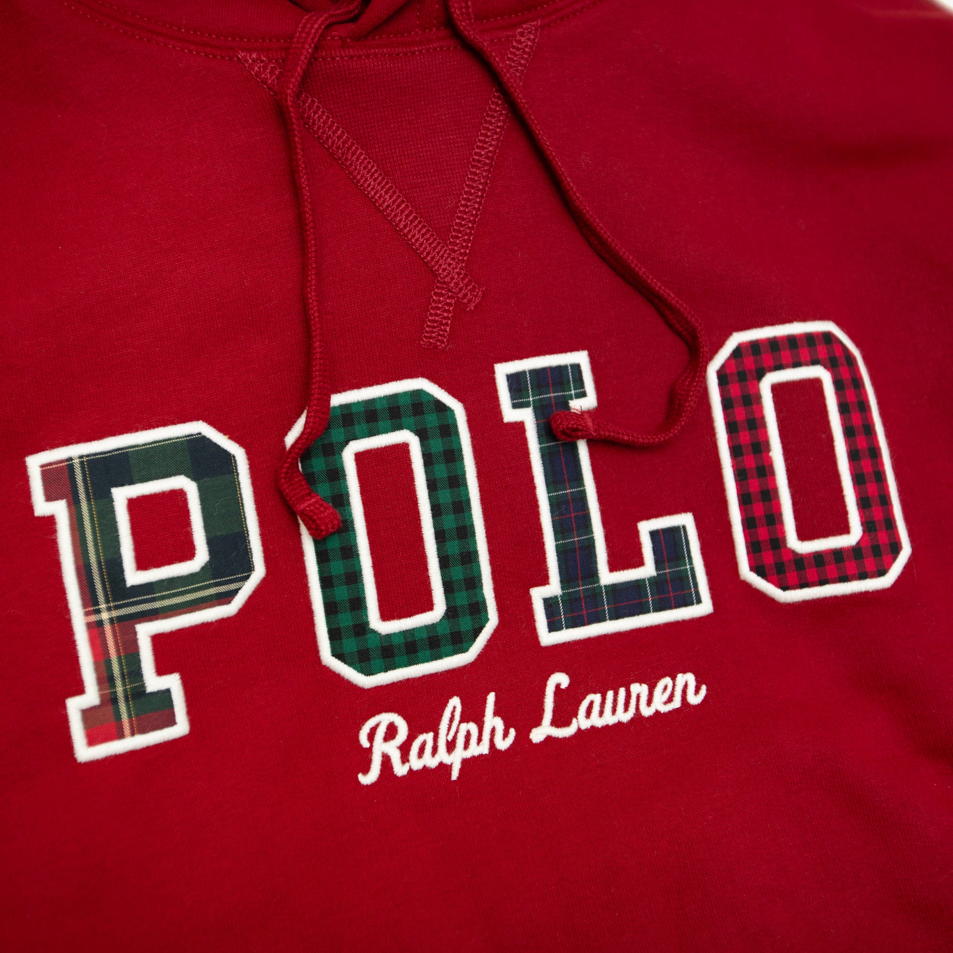 Polo Ralph lauren Plaid Logo Fleece Hoodie