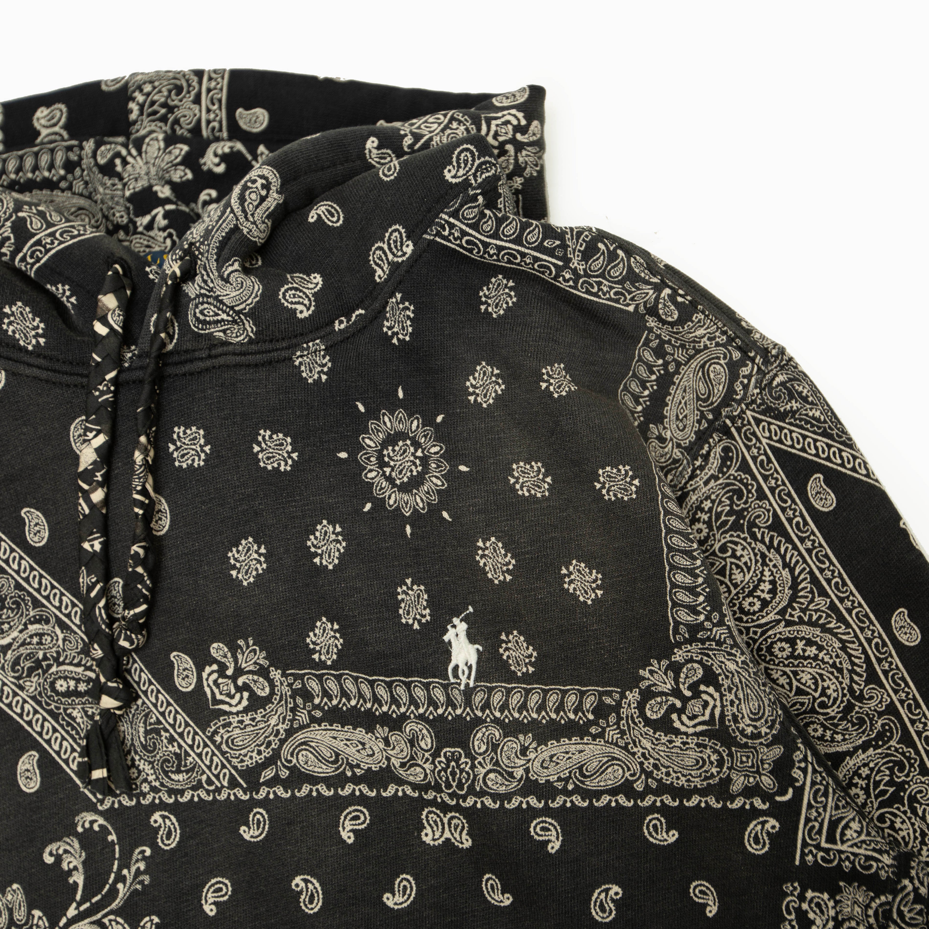 POLO RALPH LAUREN Bandana Print Fleece Hoodie