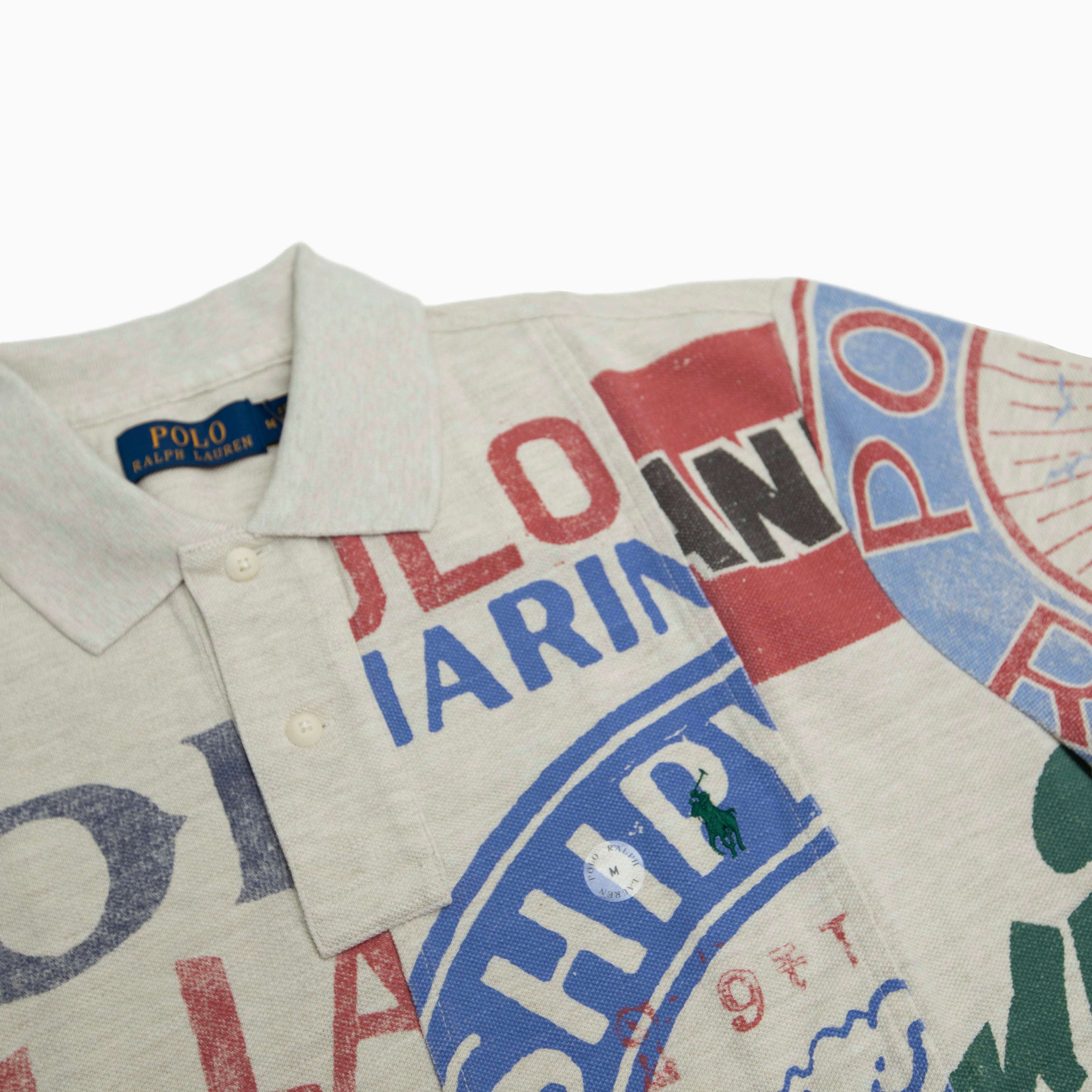 POLO RALPH LAUREN MARITIME PRINT POLO SHIRT