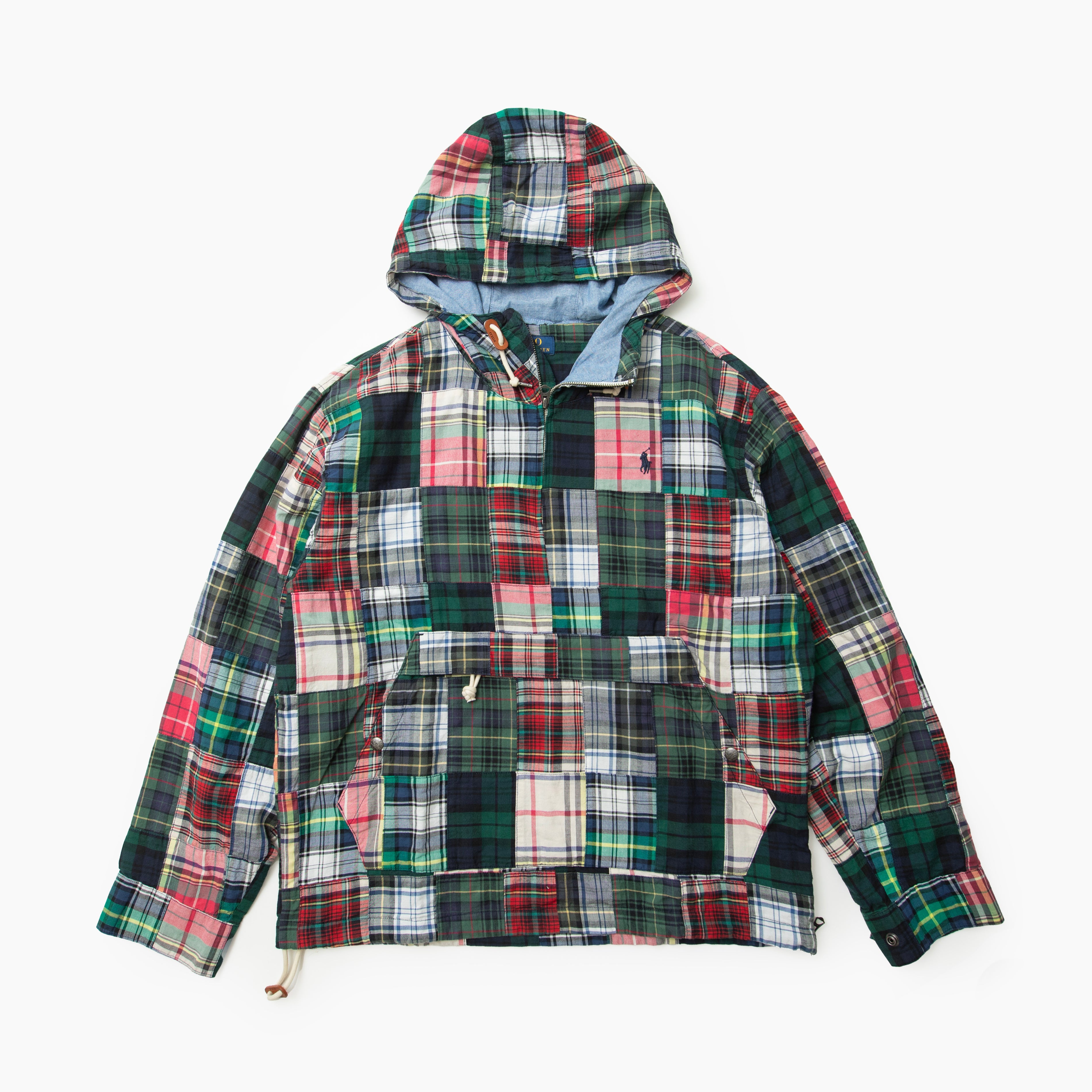 Polo Ralph Lauren Mens Multicolor Patchwork shirts jacket