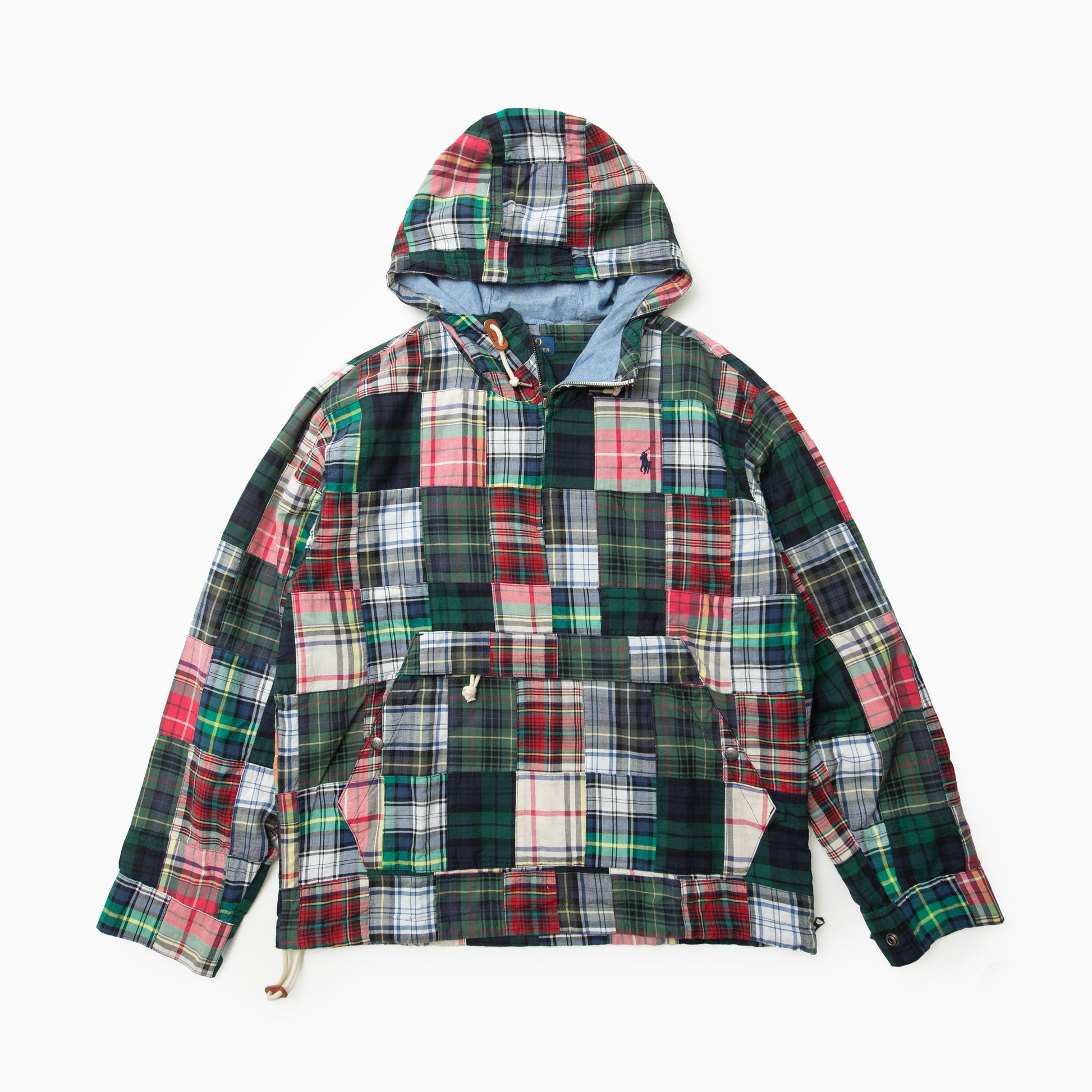 Polo Ralph Lauren Mens Multicolor Patchwork shirts jacket