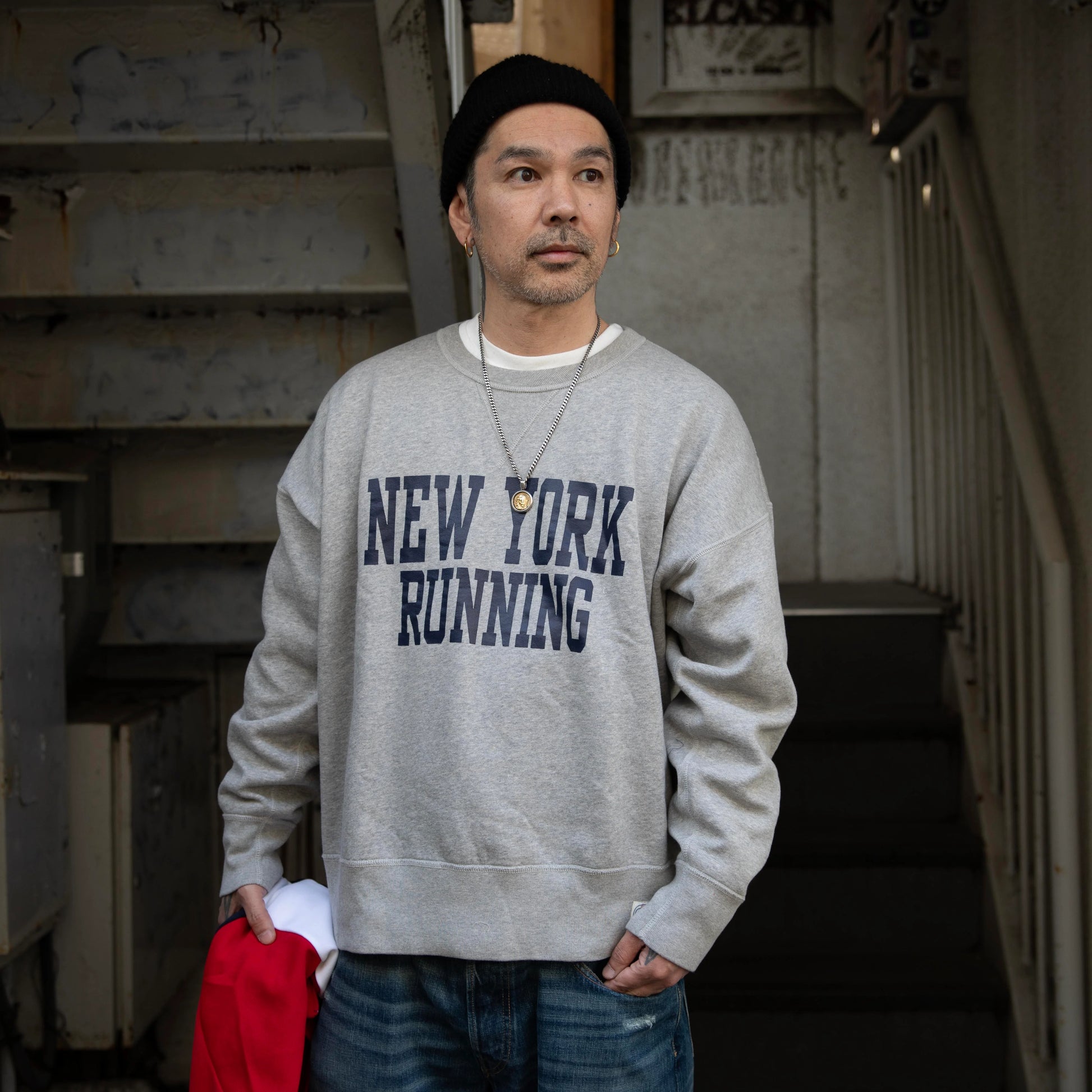 POLO RALPH LAUREN New York Running Crewneck Sweatshirt
