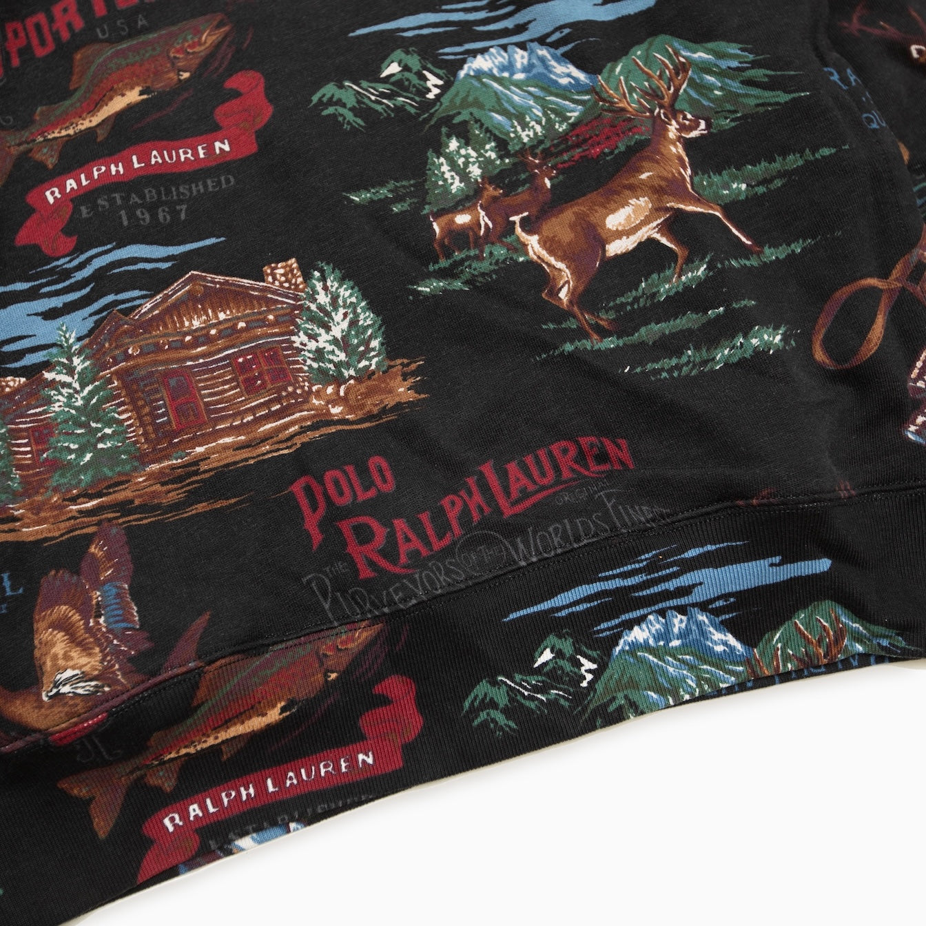 POLO RALPH LAUREN POLO SPORTSMAN Hunting Print Hoodie