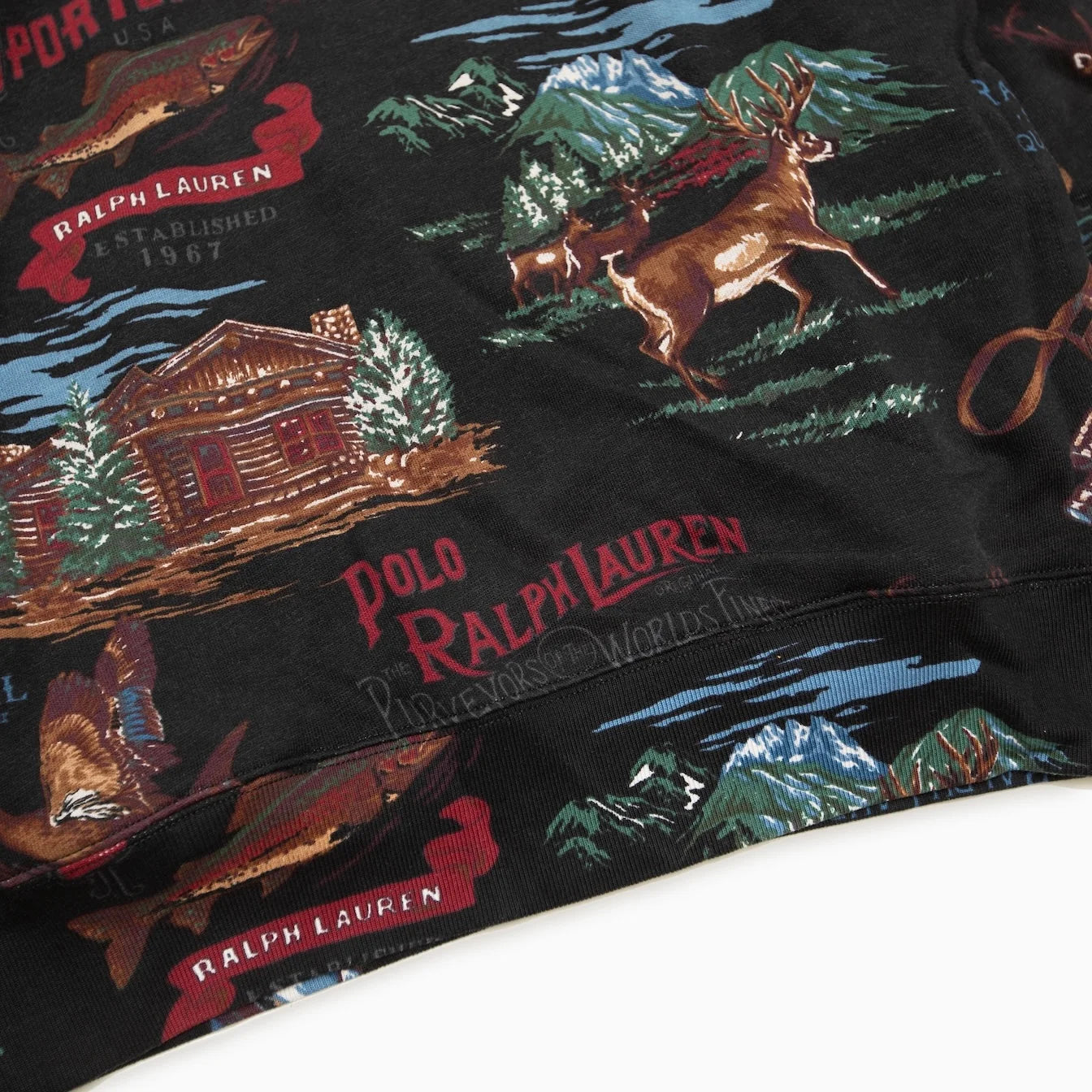 POLO RALPH LAUREN POLO SPORTSMAN Hunting Print Hoodie