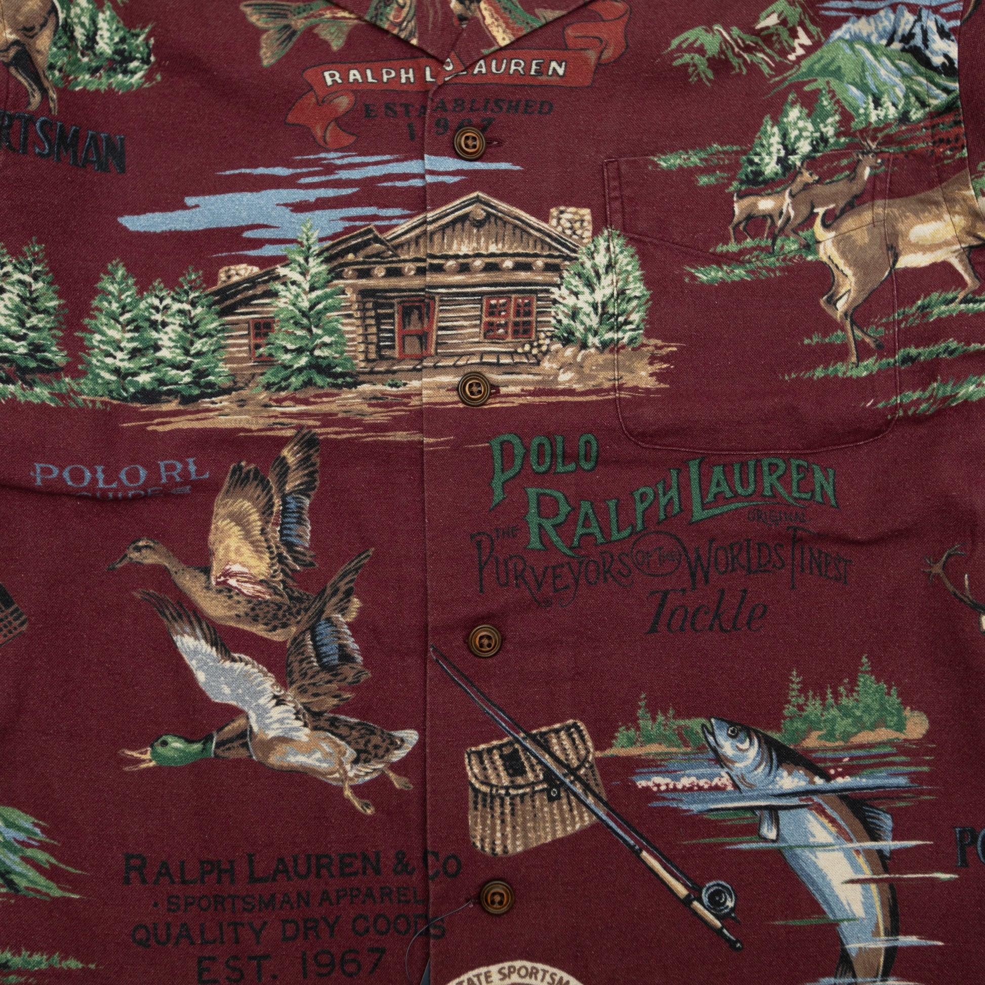 POLO RALPH LAUREN POLO SPORTSMAN Hunting Print Shirt