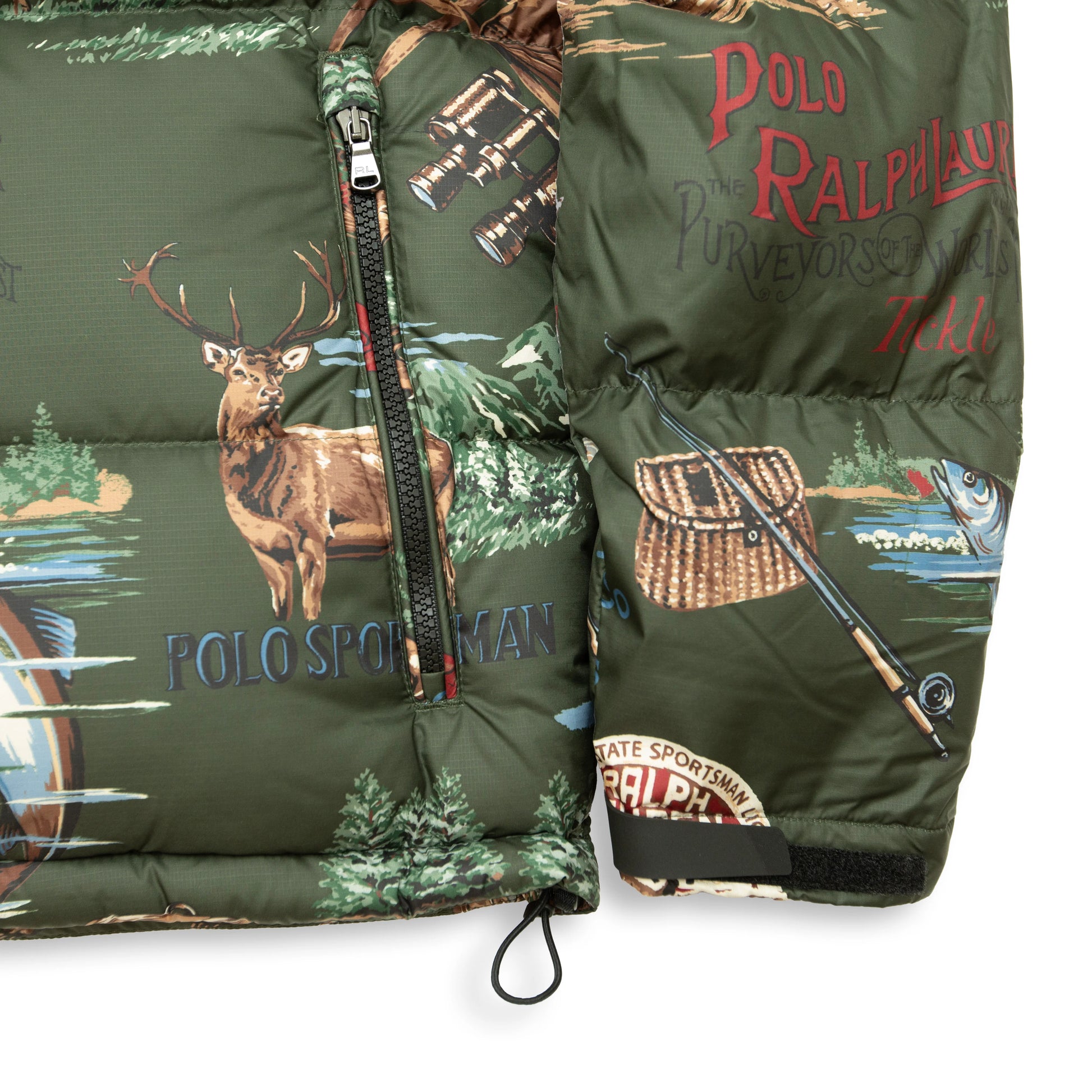 POLO RALPH LAUREN POLO SPORTSMAN Hunting Print Down Jacket