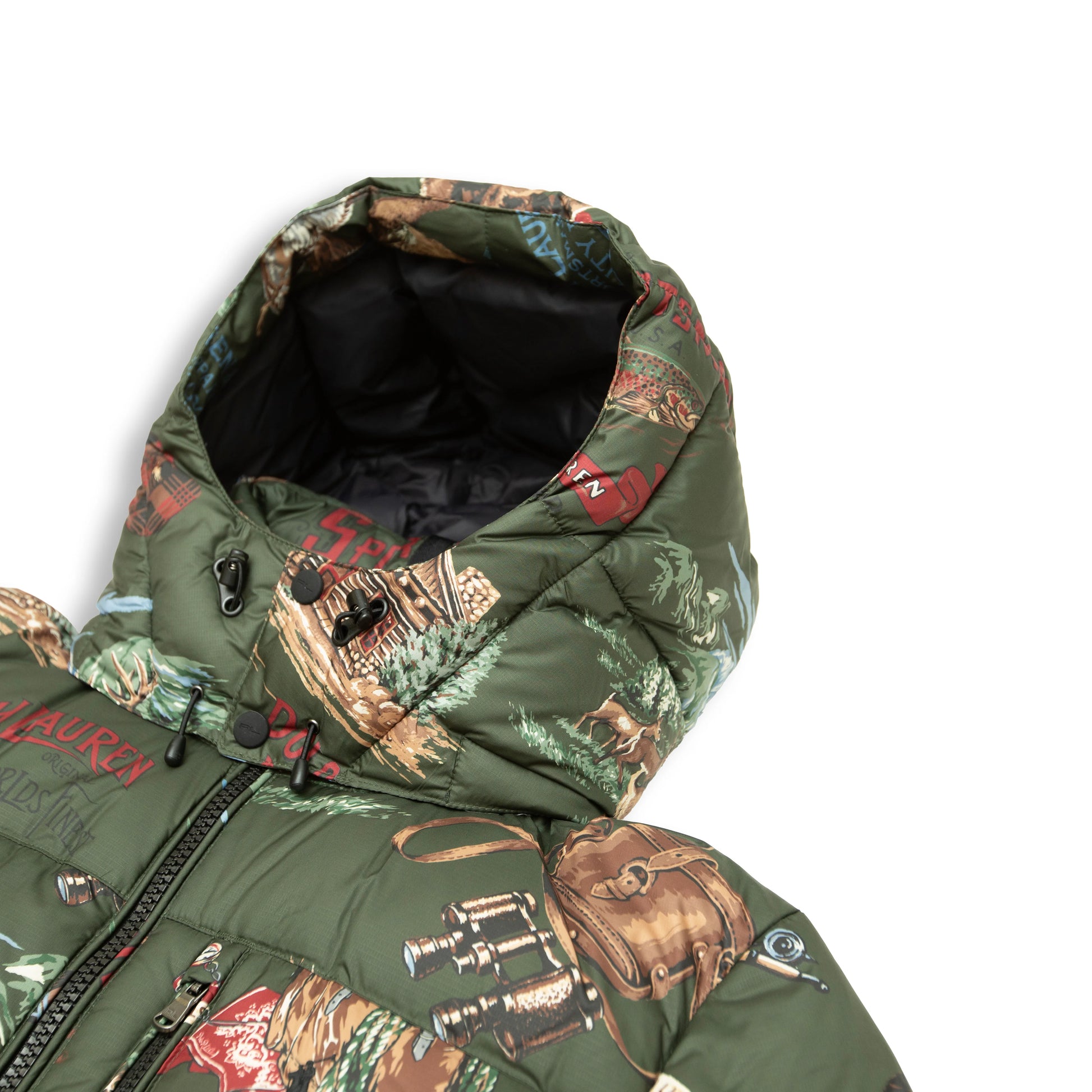 POLO RALPH LAUREN POLO SPORTSMAN Hunting Print Down Jacket