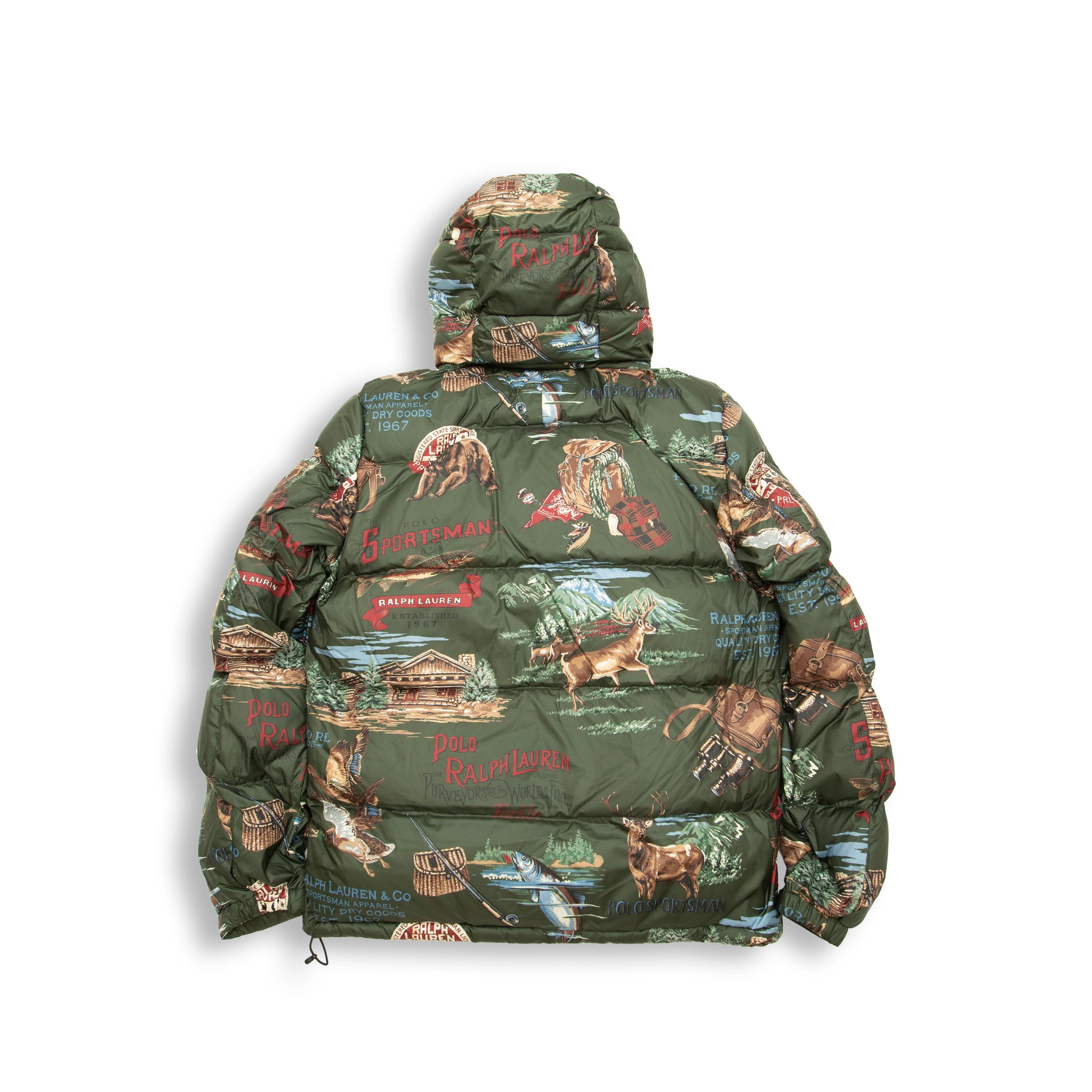 POLO RALPH LAUREN POLO SPORTSMAN Hunting Print Down Jacket