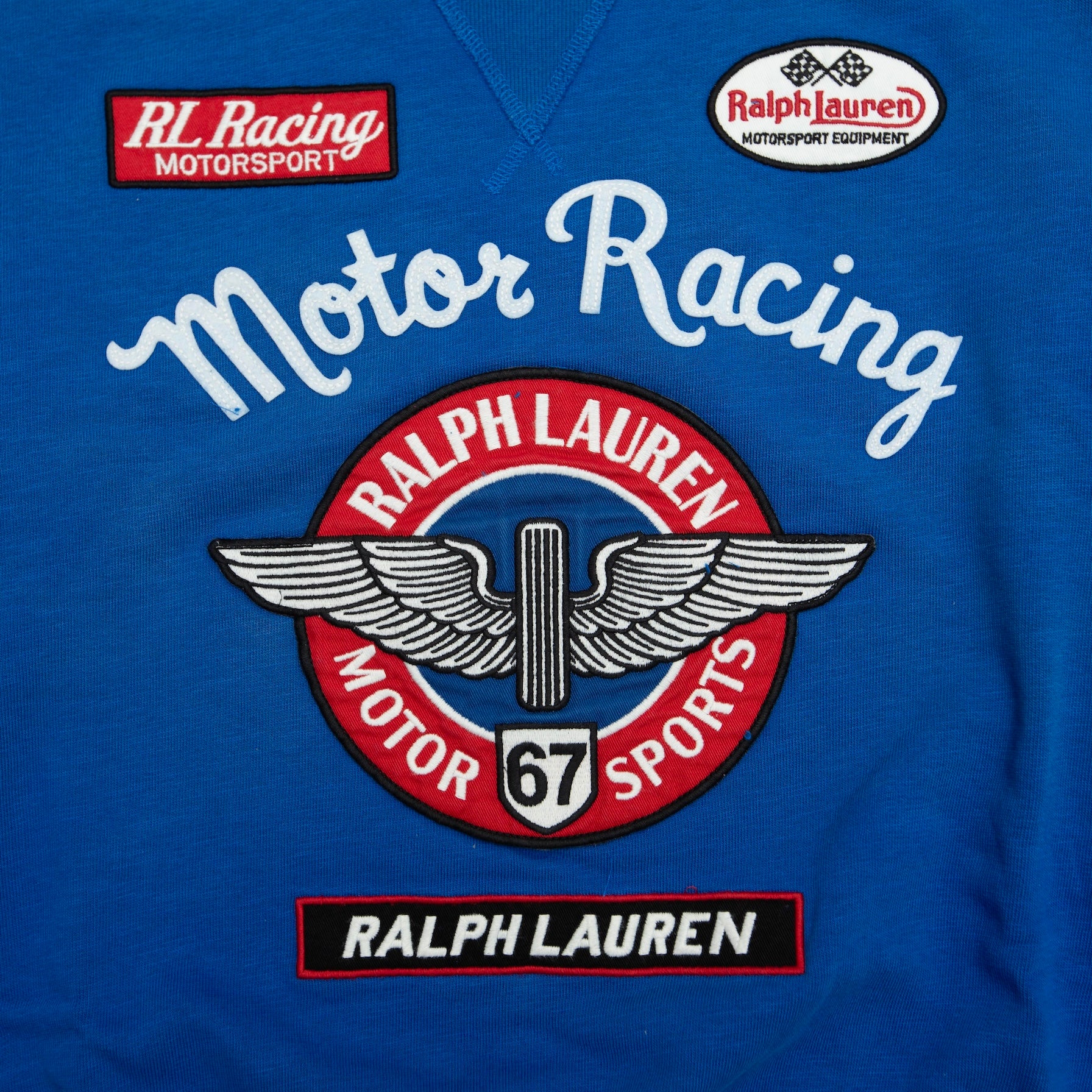 POLO RALPH LAUREN MOTOR RACING CREWNECK SWEATSHIRT