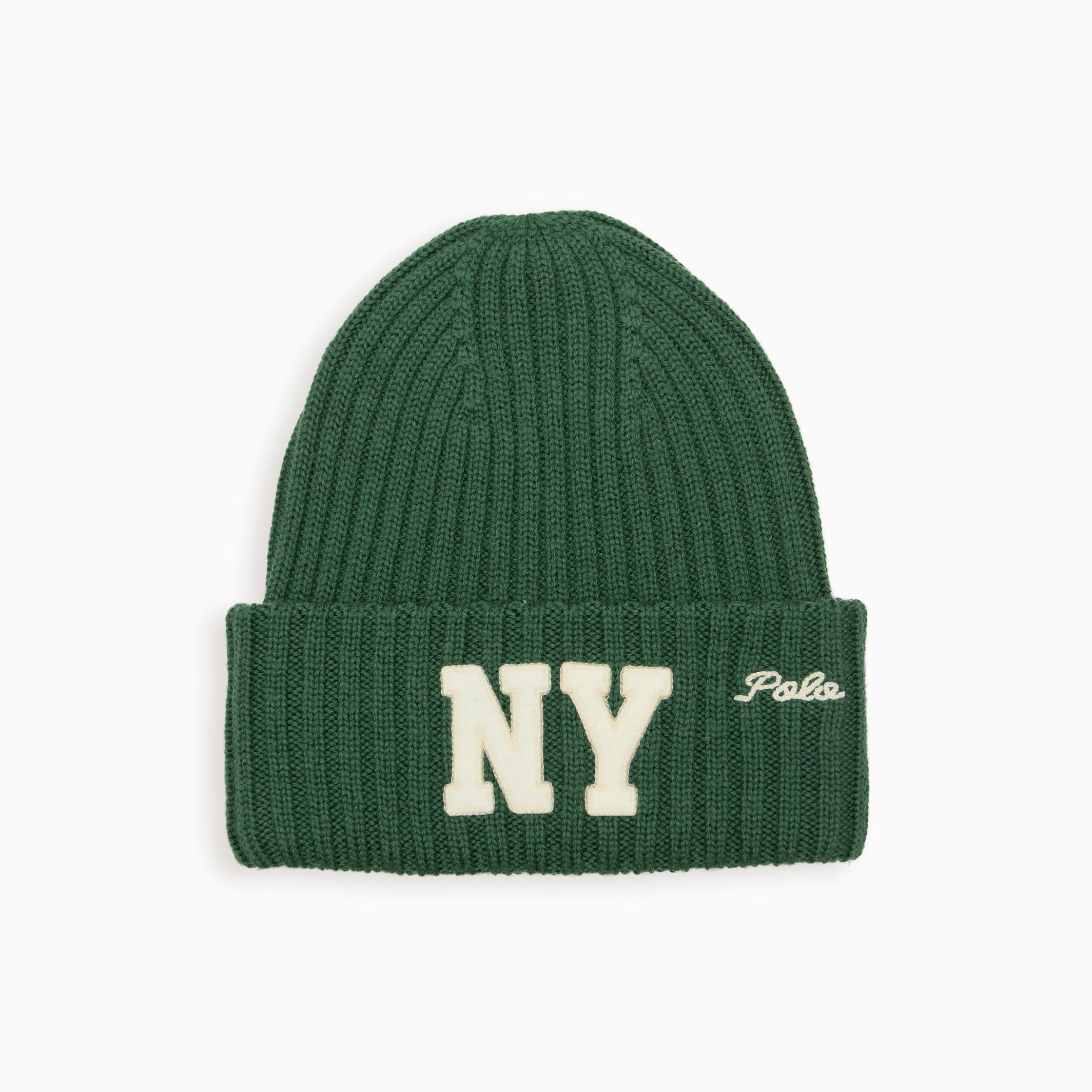 POLO RALPH LAUREN NY Logo Knit Beanie