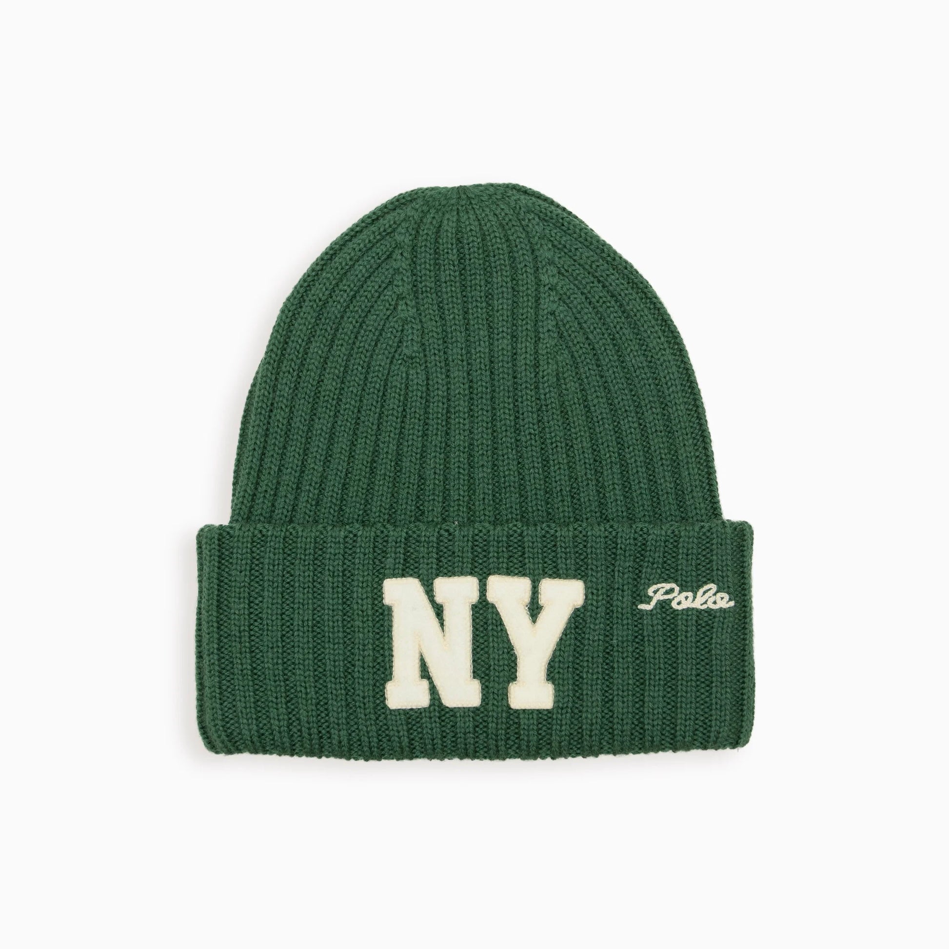 POLO RALPH LAUREN NY Logo Knit Beanie