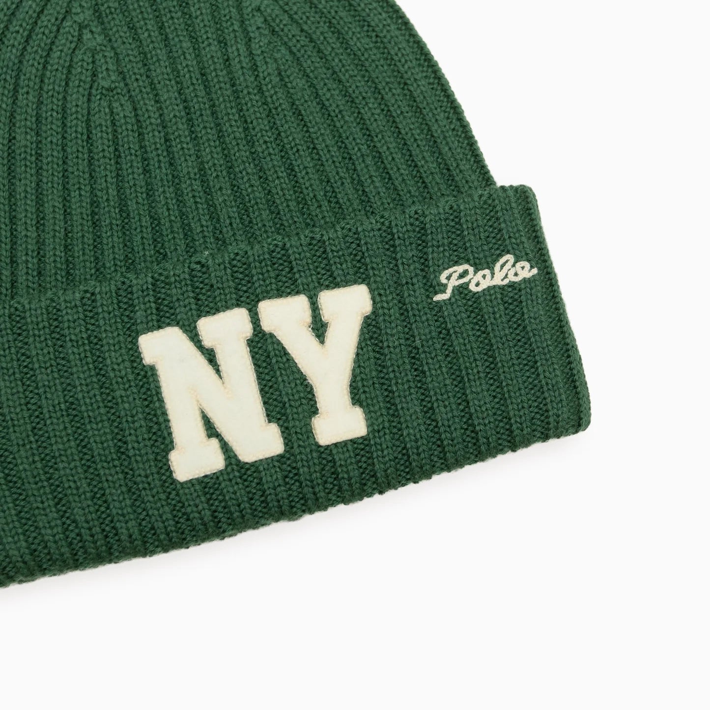 POLO RALPH LAUREN NY Logo Knit Beanie