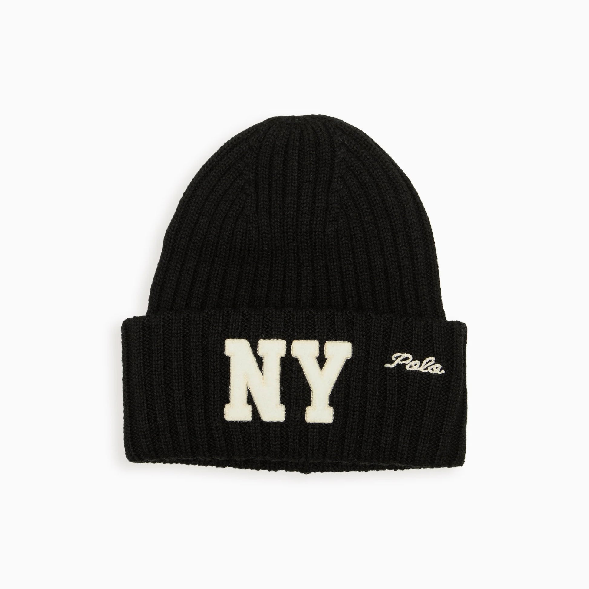 POLO RALPH LAUREN NY Logo Knit Beanie