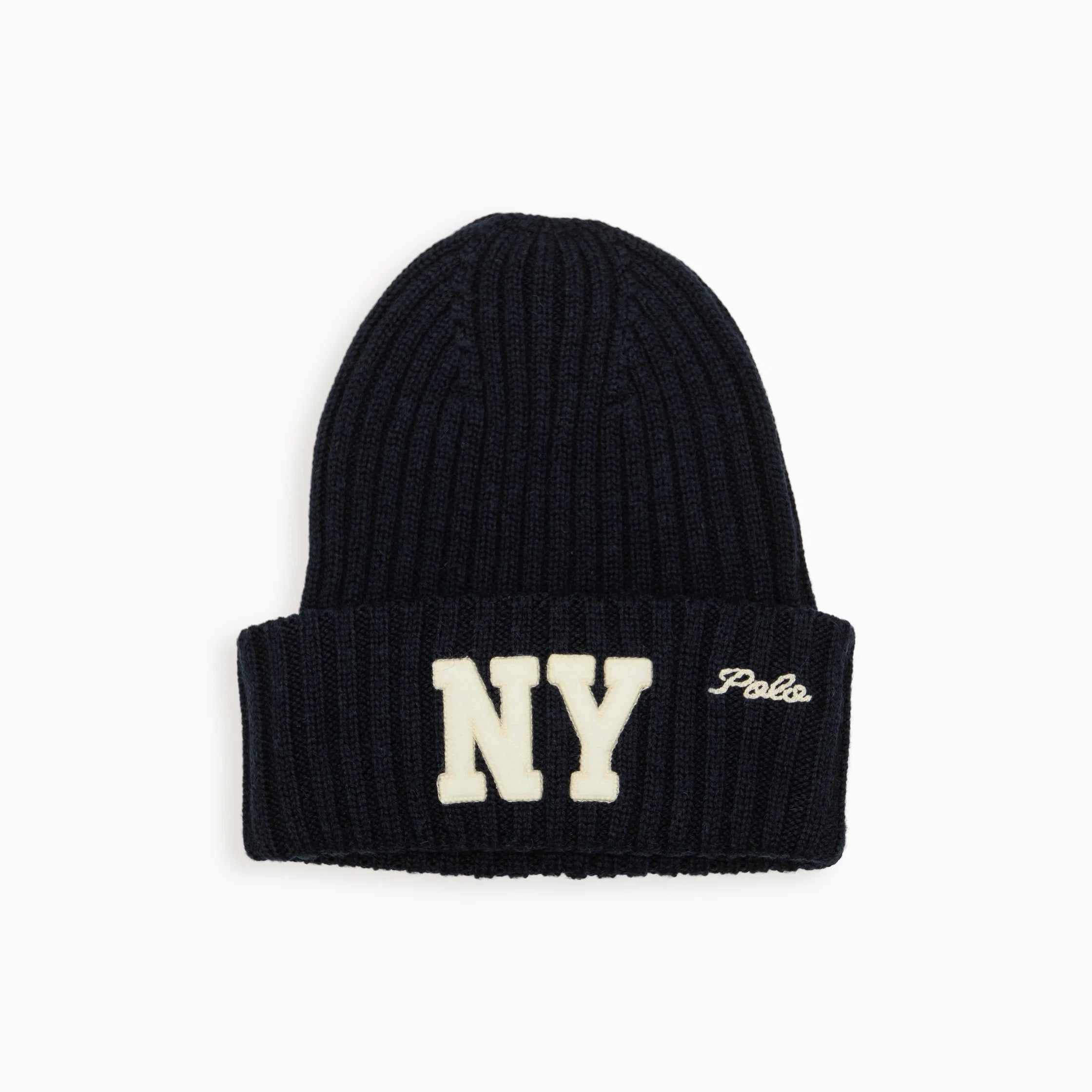 POLO RALPH LAUREN NY Logo Knit Beanie