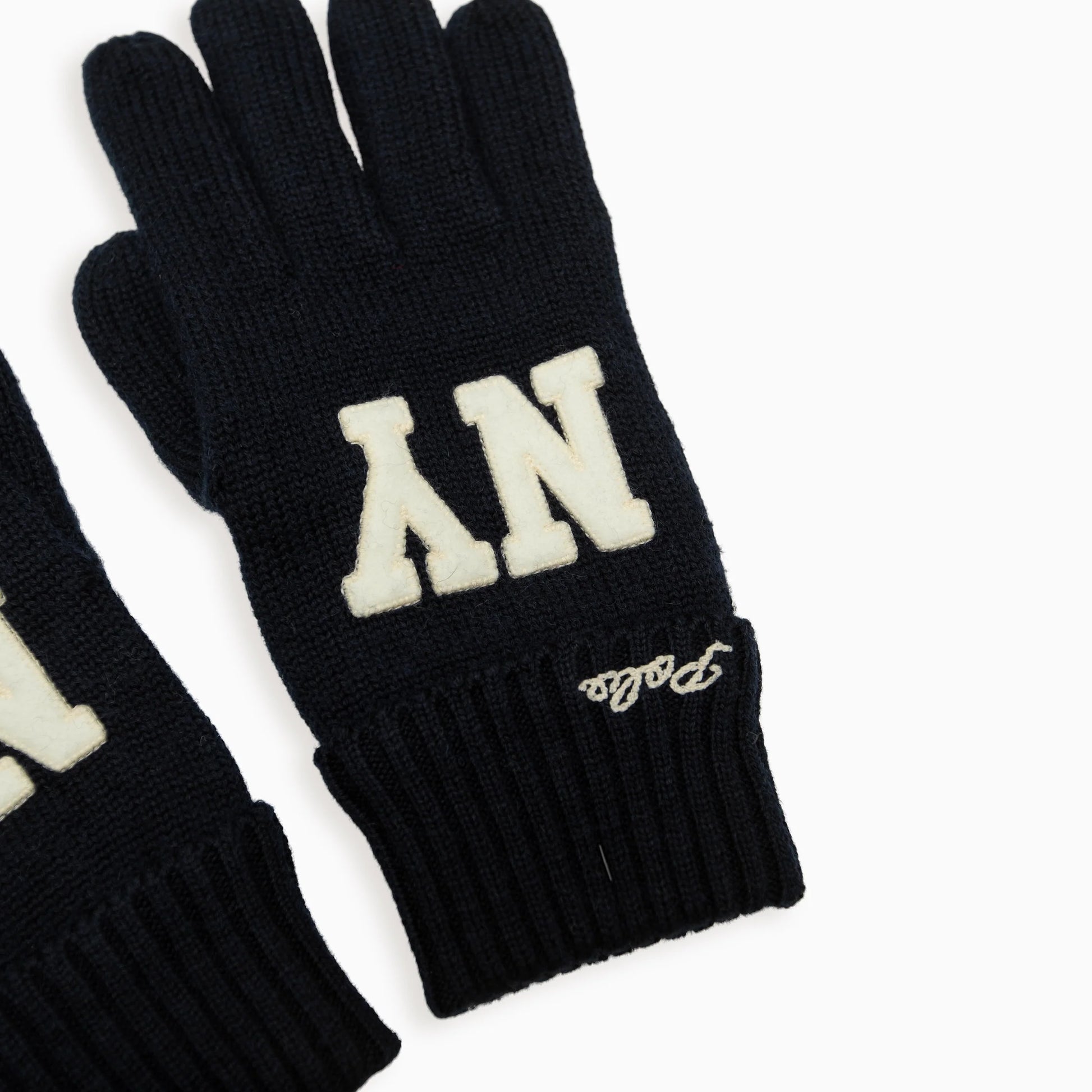 POLO RALPH LAUREN NY Logo Knit Gloves