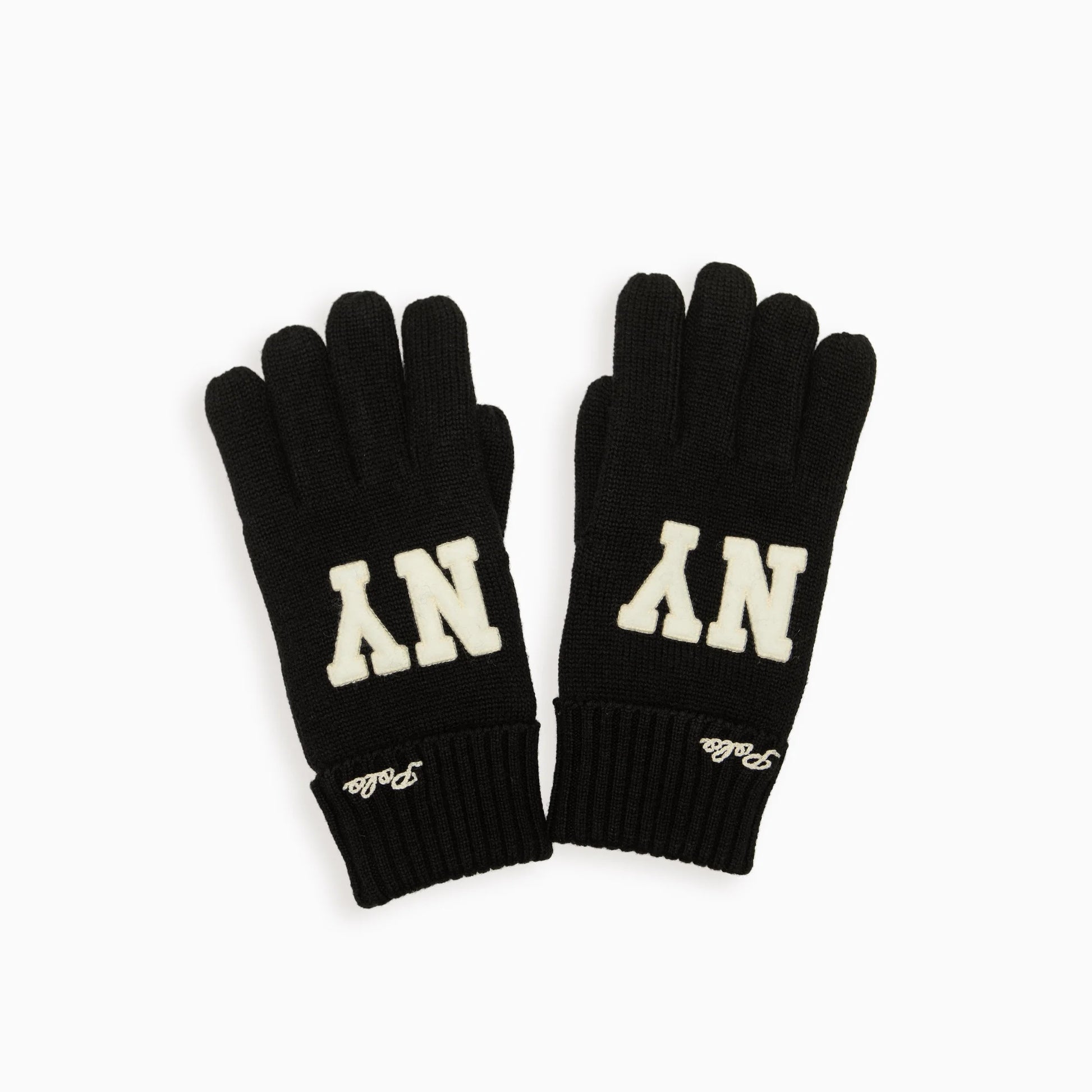 POLO RALPH LAUREN NY Logo Knit Gloves