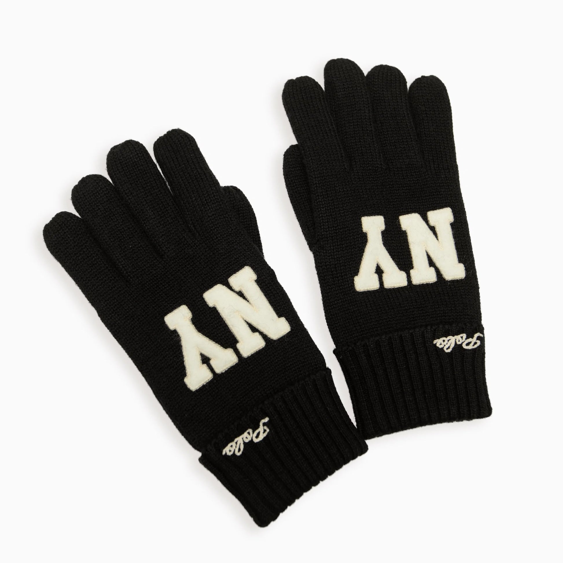 POLO RALPH LAUREN NY Logo Knit Gloves