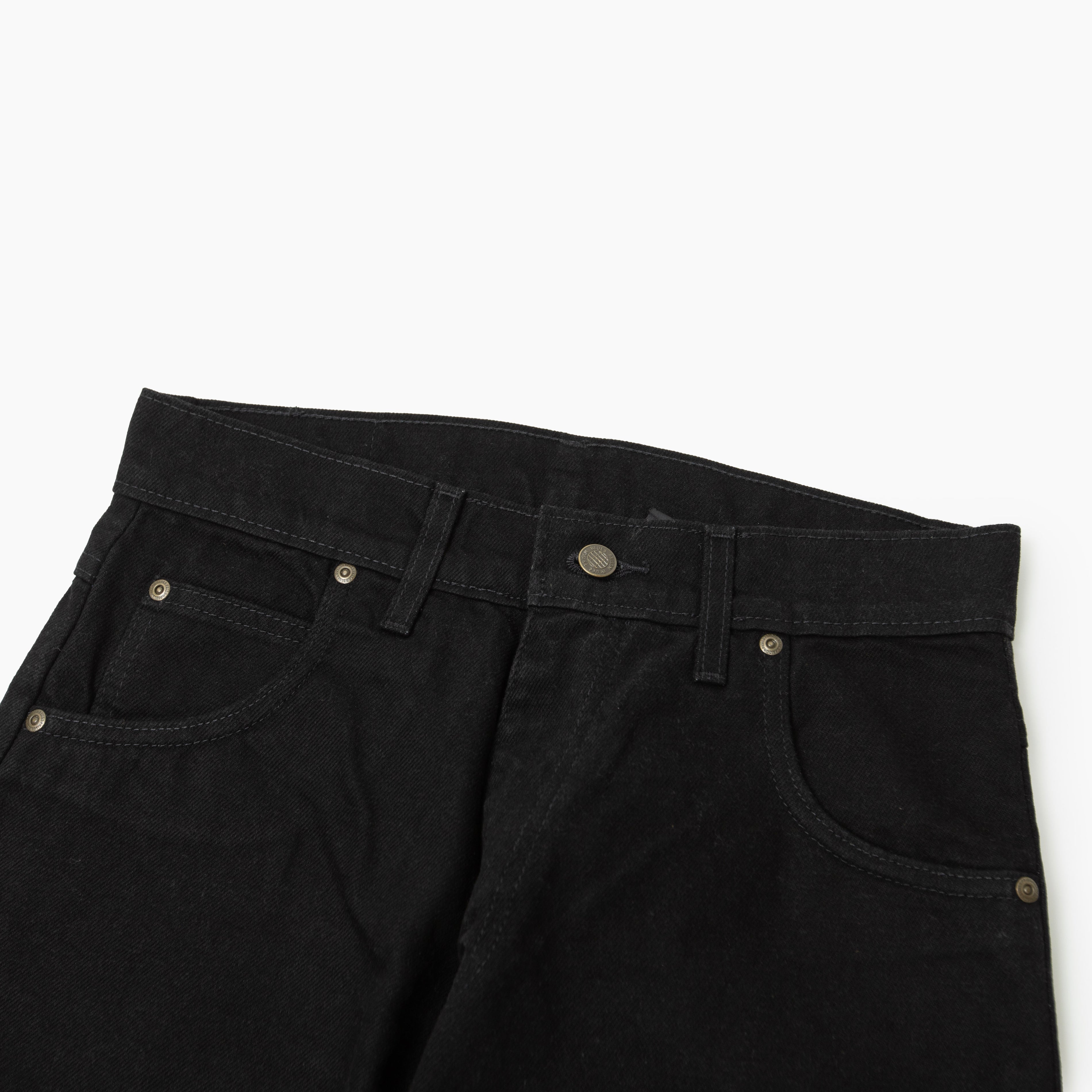 PRISON BLUES Relaxed Fit Jeans Rinsed Black