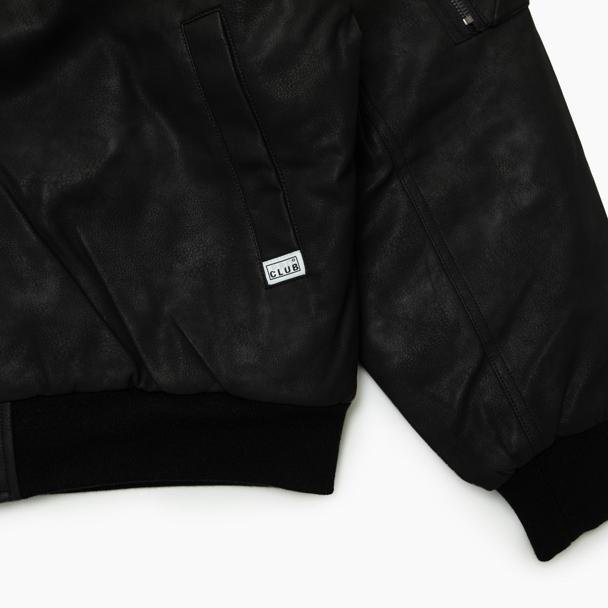 PRO CLUB HEAVY WEIGHT LEATHER BOMBER JACKET
