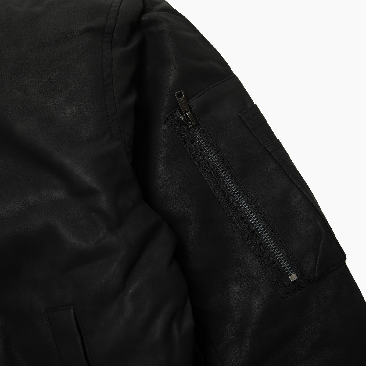 PRO CLUB HEAVY WEIGHT LEATHER BOMBER JACKET
