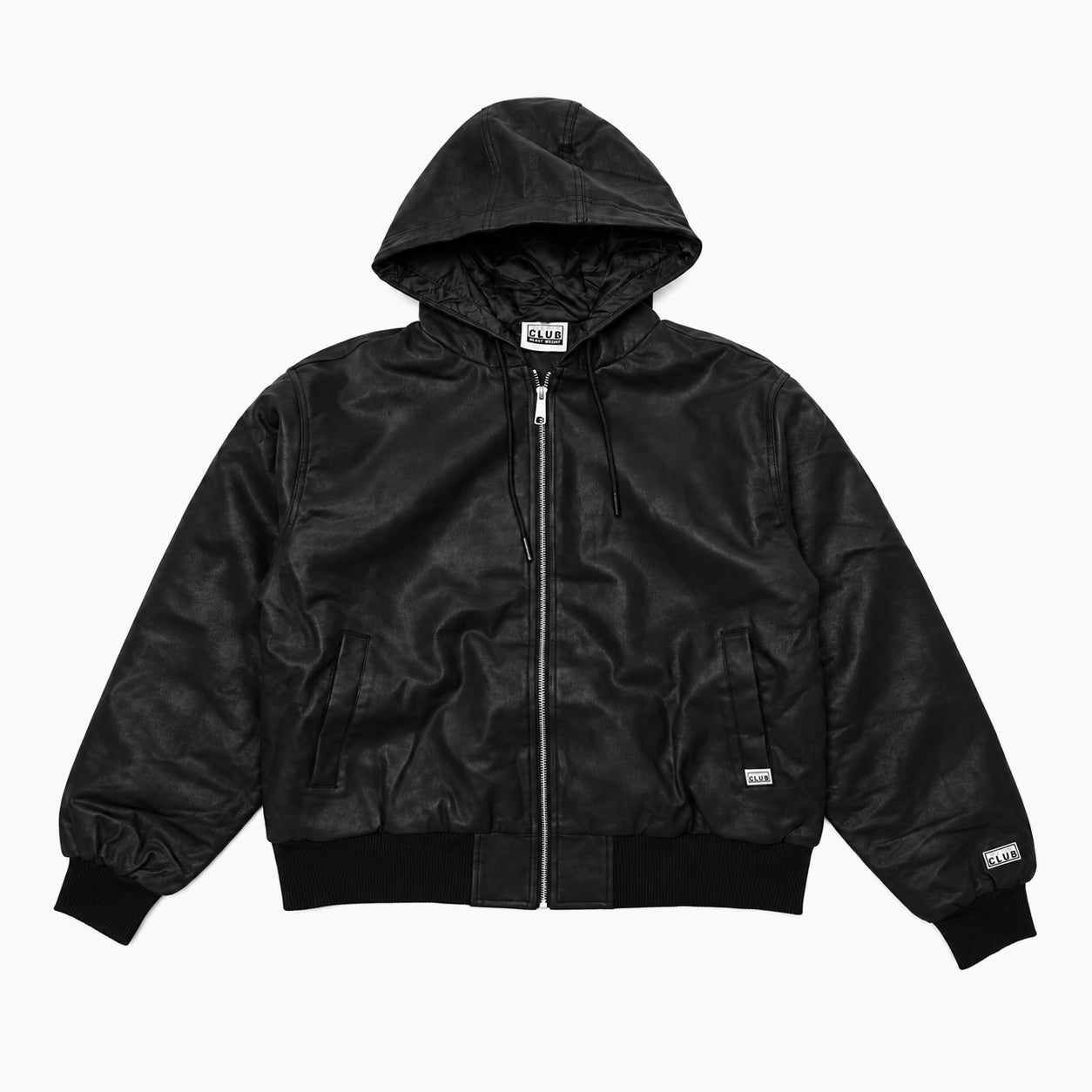 PRO CLUB HEAVY WEIGHT LEATHER ZIP HOOD
