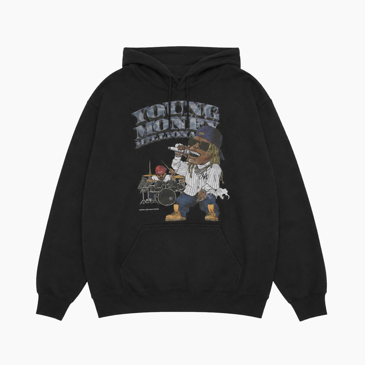 RAP ATTACK  " Fuckin' Jay × Rapattack "YMM" Hoodie