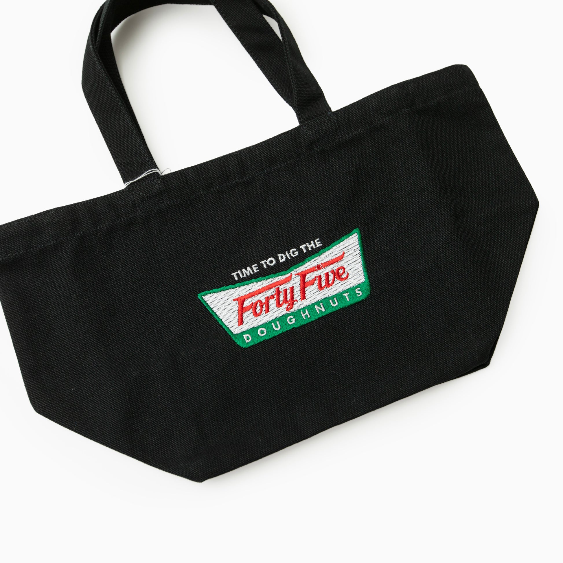Rap Attack "Forty Five Doughnuts" Embroidery Heavy Canvas Lanch Bag