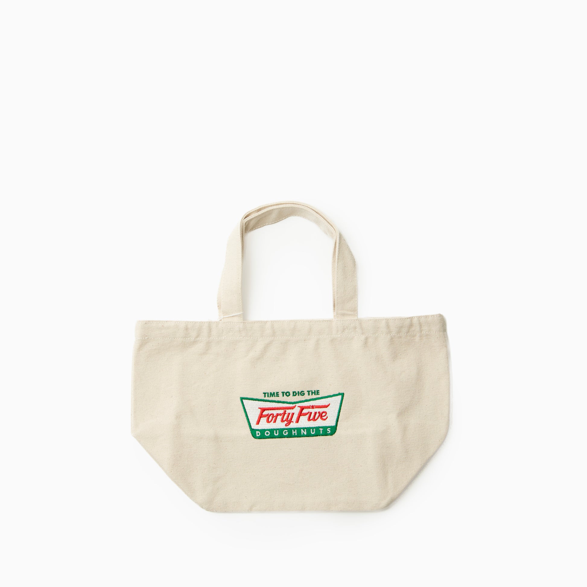 Rap Attack "Forty Five Doughnuts" Embroidery Heavy Canvas Lanch Bag