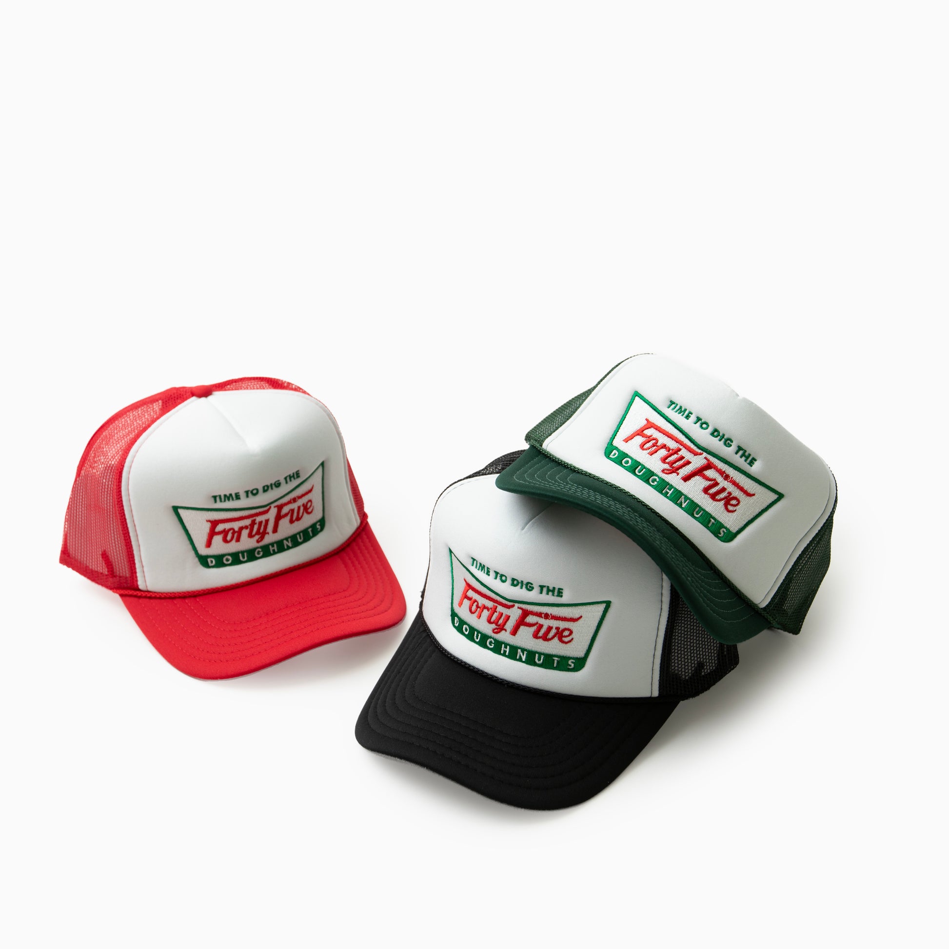 RAP ATTACK "Forty Five Doughnuts" Embroidery Mesh Cap