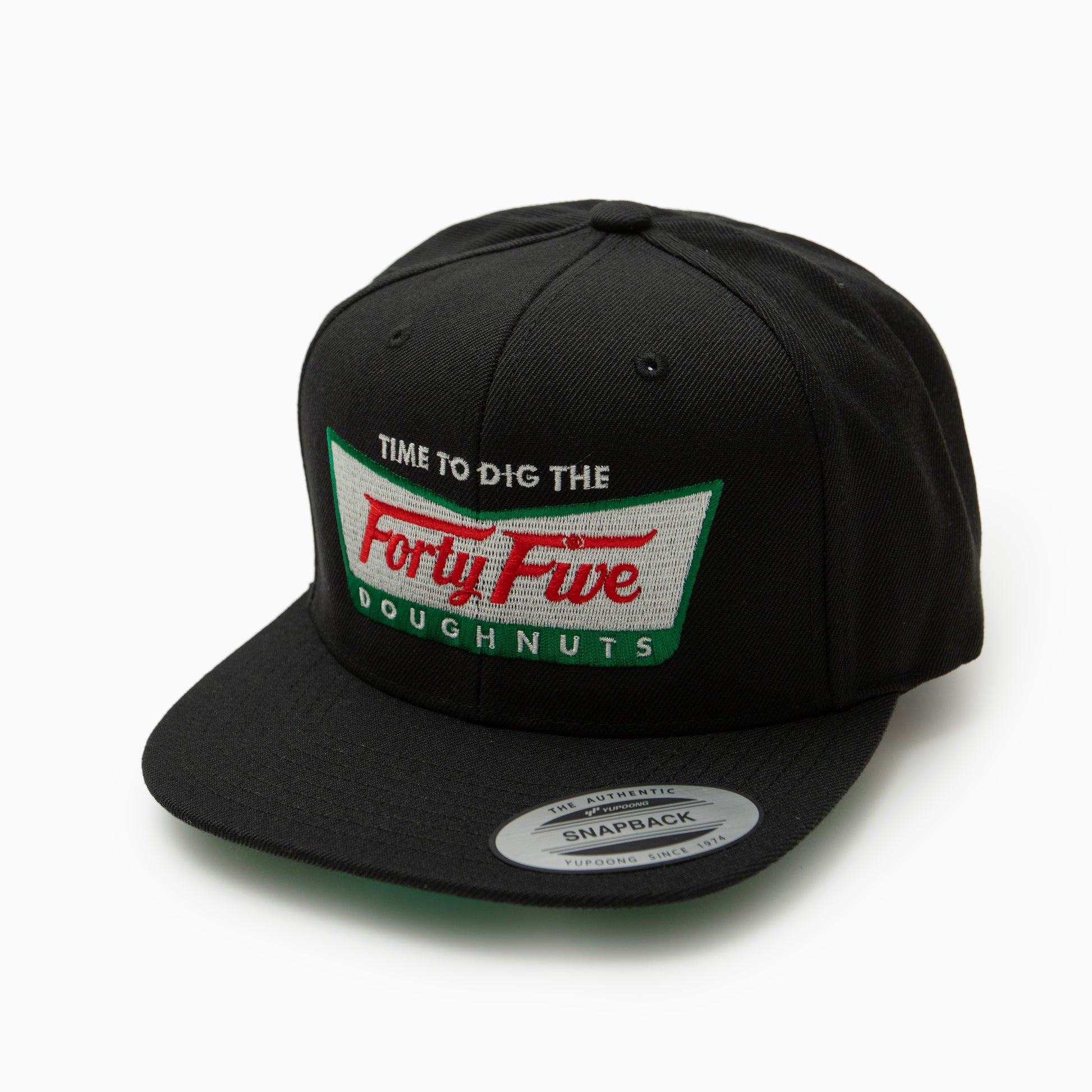 RAP ATTACK "Forty Five Doughnuts Embroidery Snapback Cap"