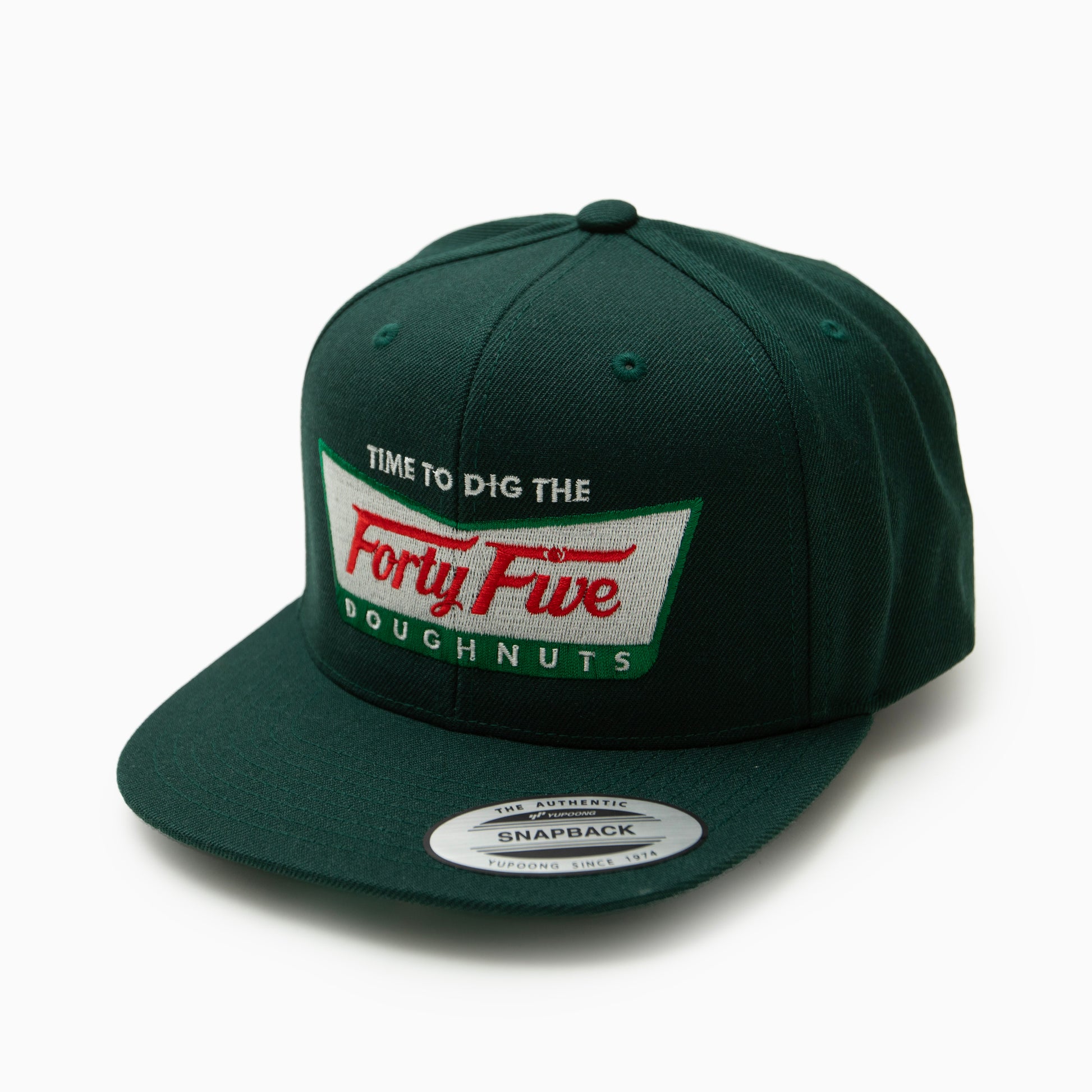 RAP ATTACK "Forty Five Doughnuts Embroidery Snapback Cap"