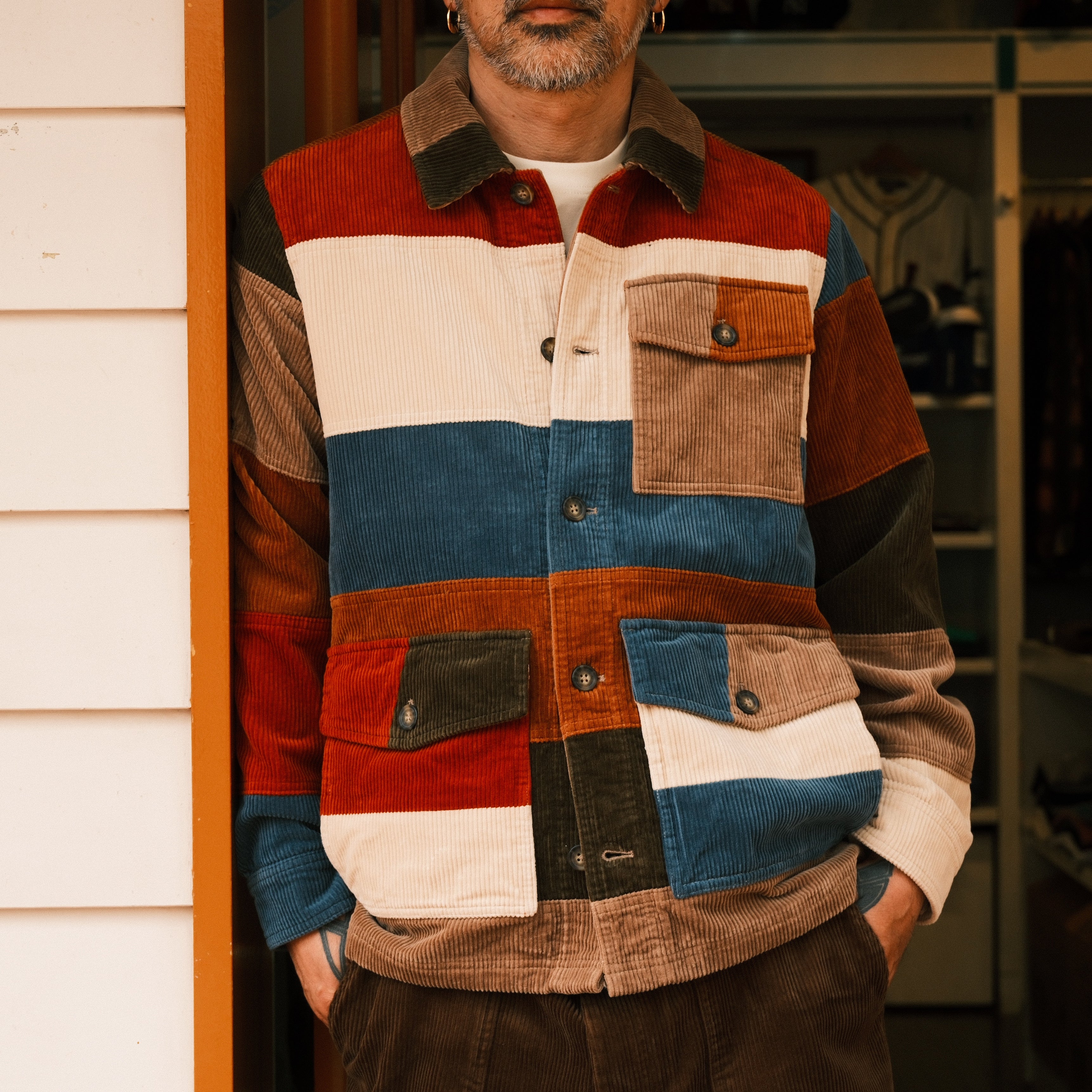 SEBAGO DORR-CORDUROY-PATCHWORK