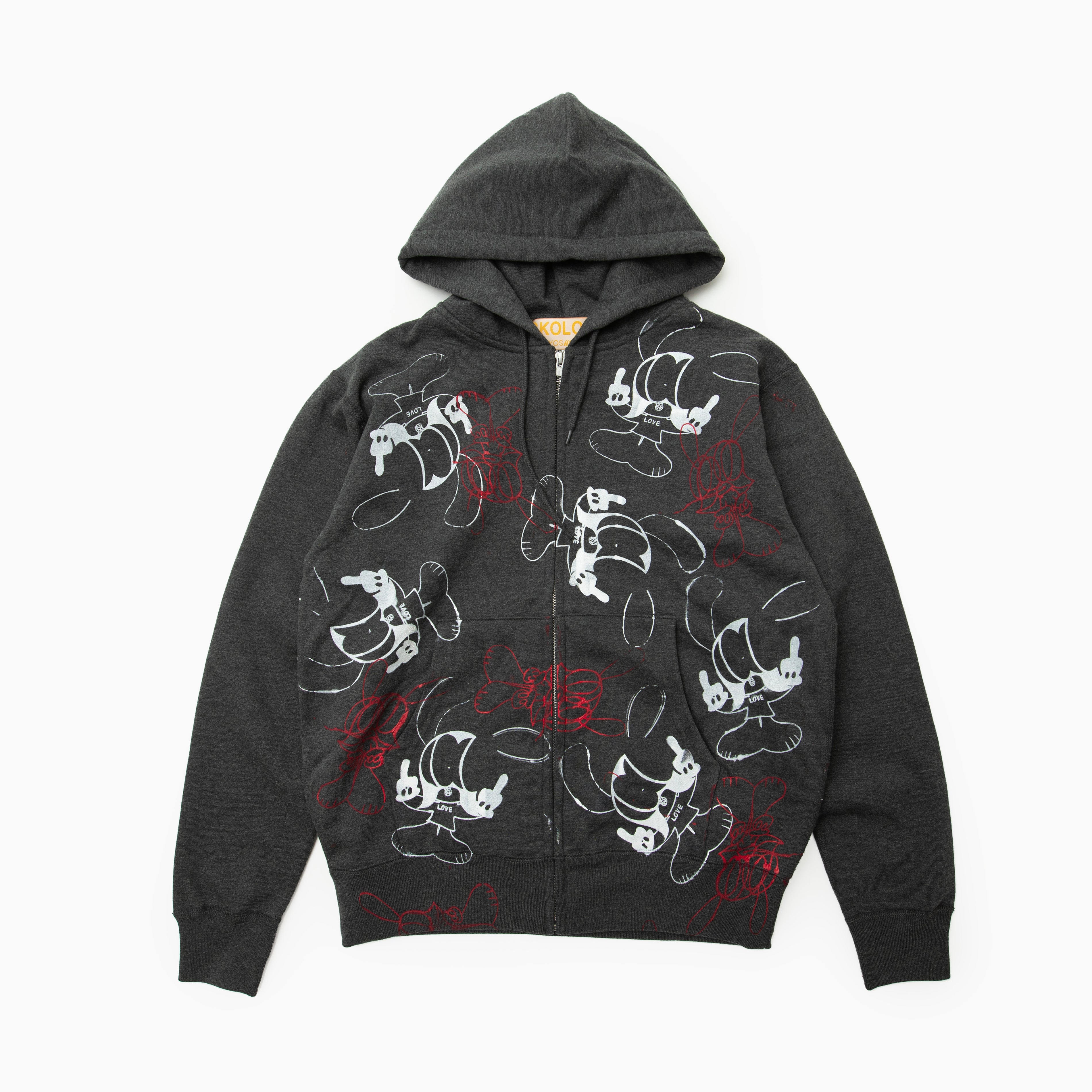 SKOLOCT Sko Angel palm Zip Hoodie
