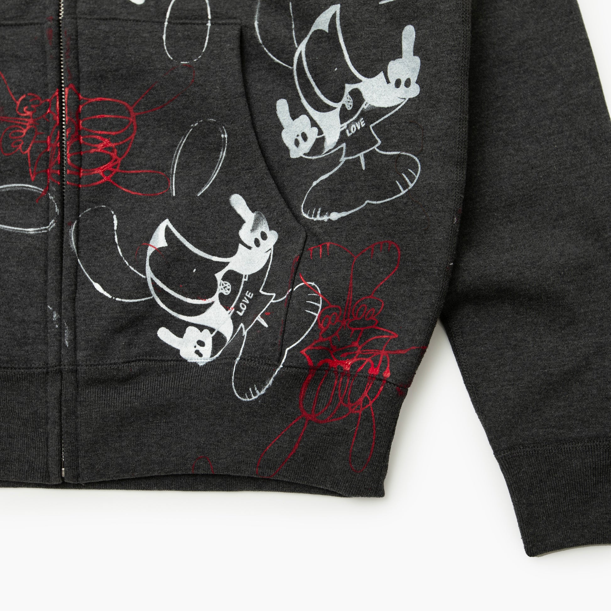 SKOLOCT Sko Angel palm Zip Hoodie