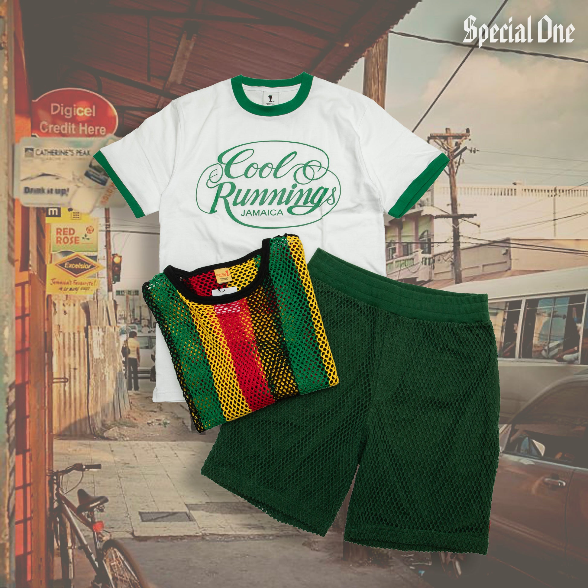 SPECIAL 1 Cool Runnings PREMIUM RINGER S/S T-SHIRTS