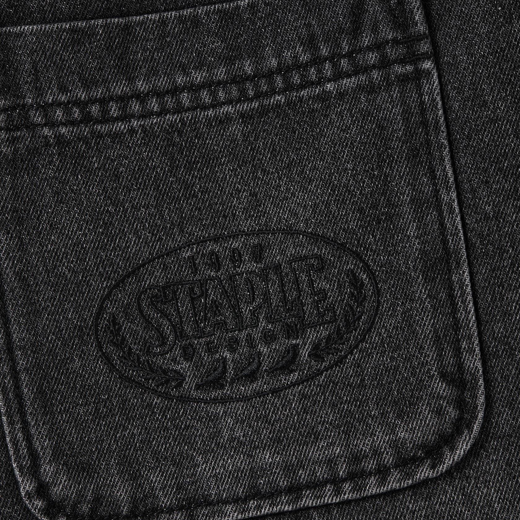 Staple Pigeon DENIM PANEL SHORT