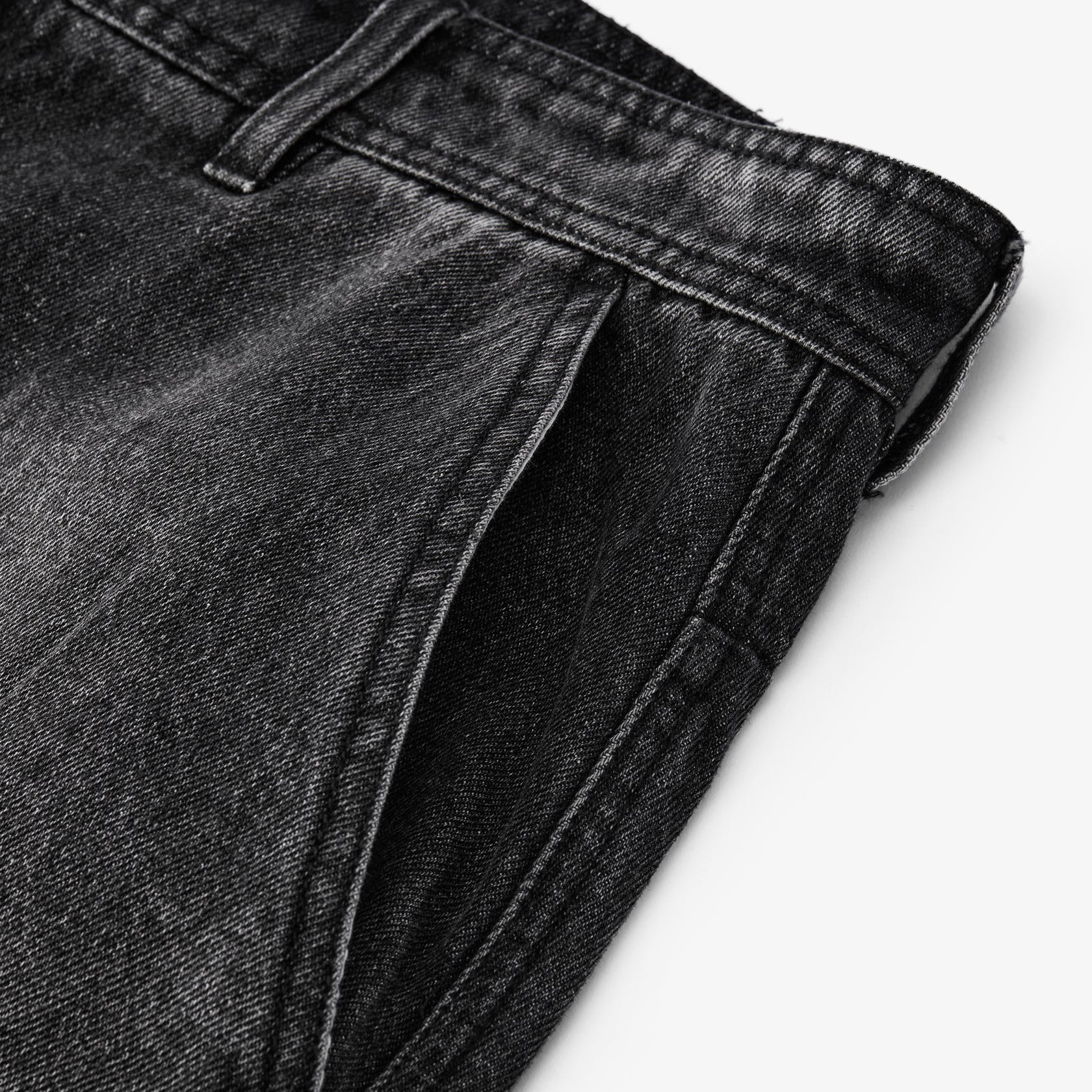 Staple Pigeon DENIM PANEL SHORT