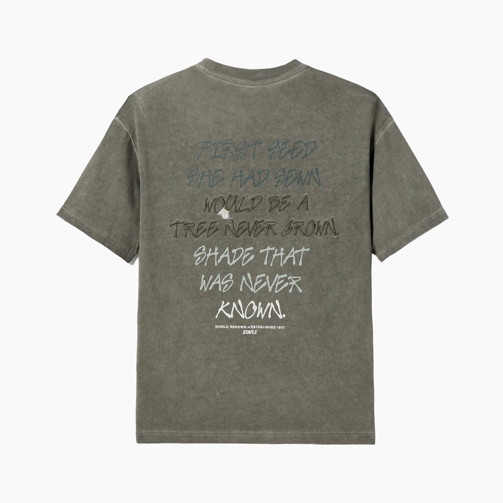 Staple Pigeon EVERGREEN WASHED TEE