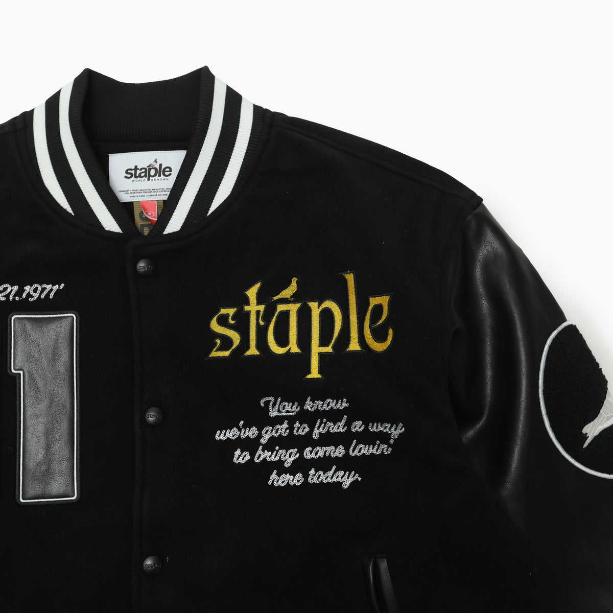 Staple Pigeon MARVIN VARSITY JACKET