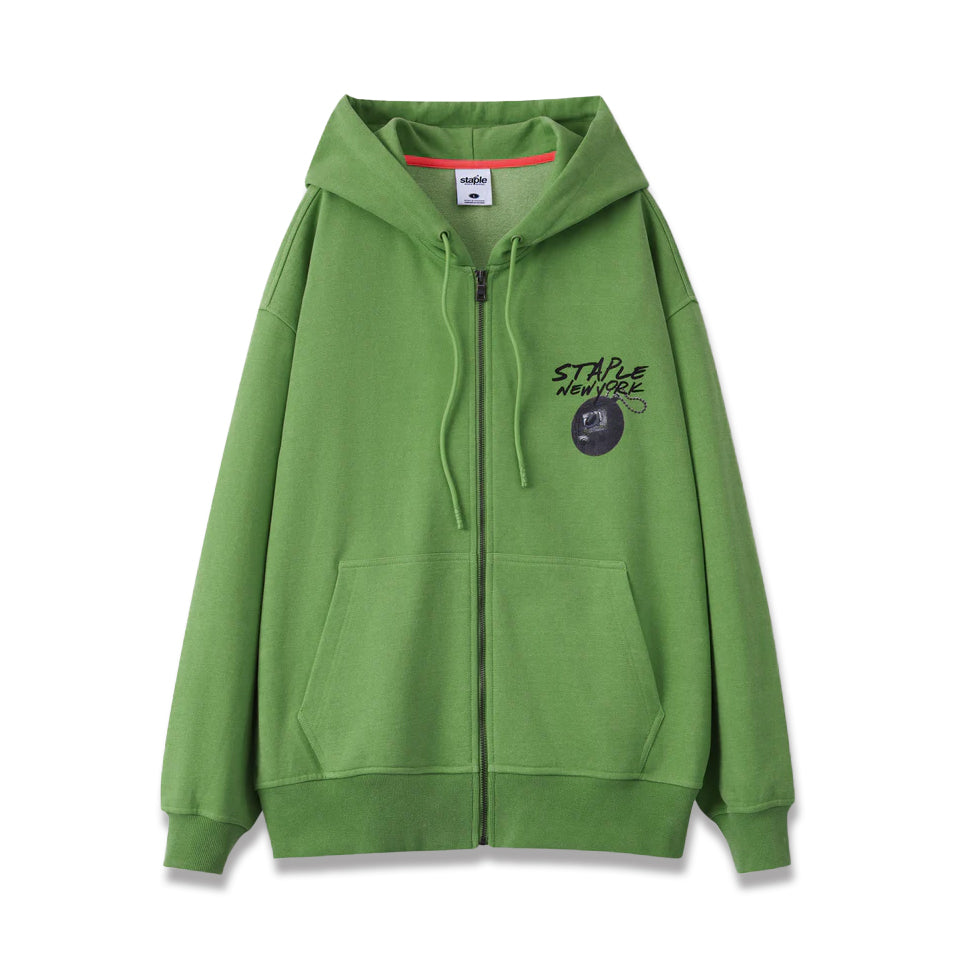 STAPLE Digital Pigeon Zip Up hoodie