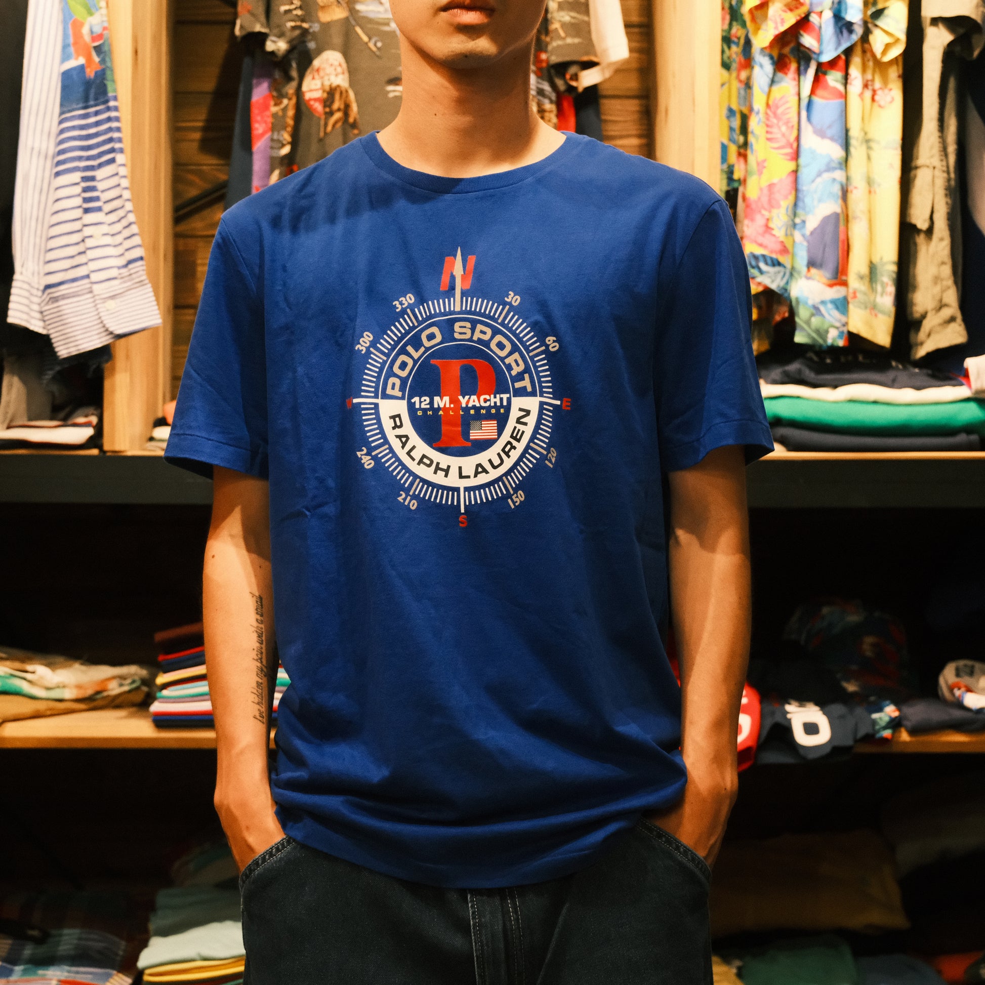 Polo Ralph Lauren Mens OCEAN CHALLENGE Tee
