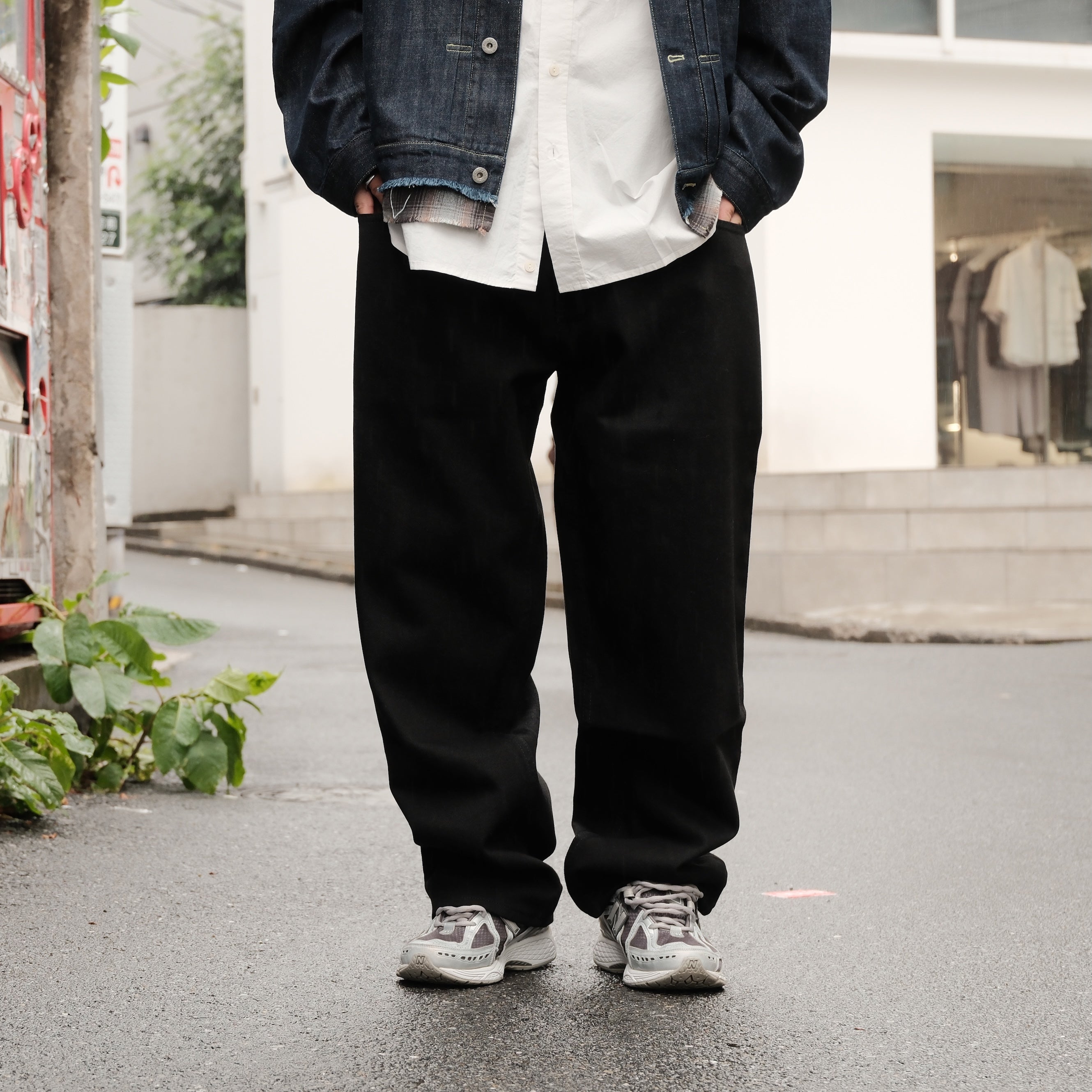 PRISON BLUES Relaxed Fit Jeans Rinsed Black