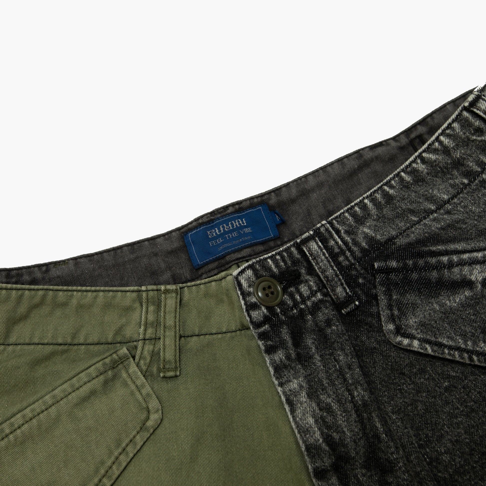 SURKU M65 ONE LOVE Cargo Pants /Black Olive