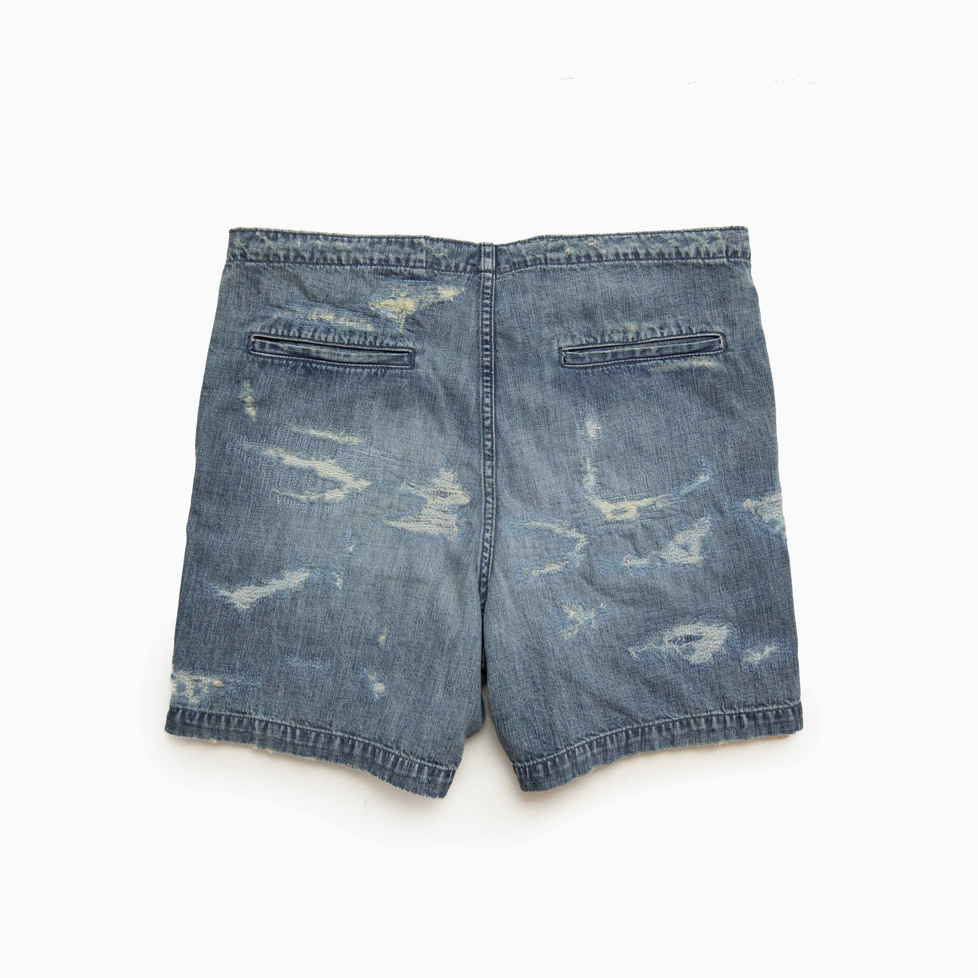 SURKU denim shorts / Damage