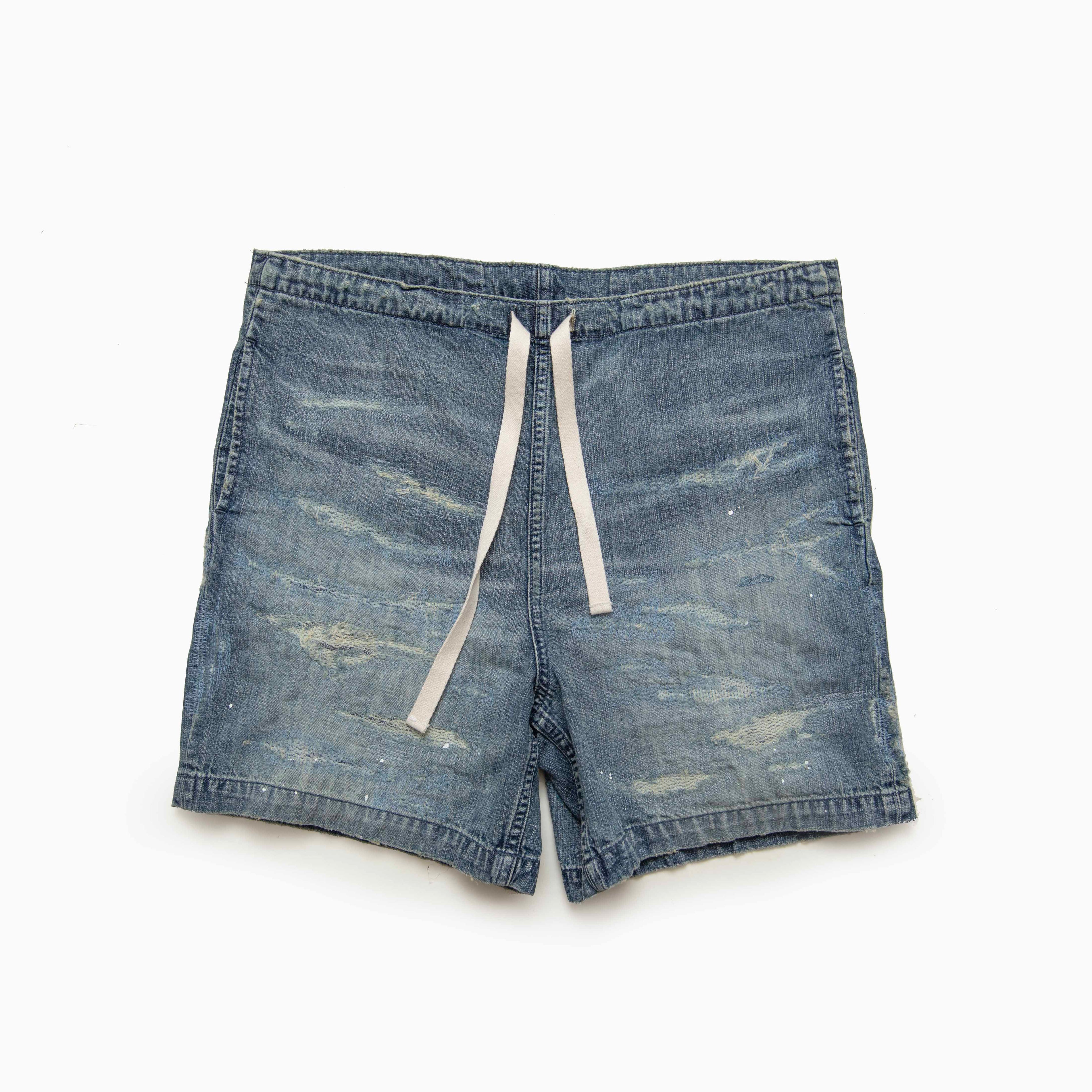 SURKU denim shorts / Damage
