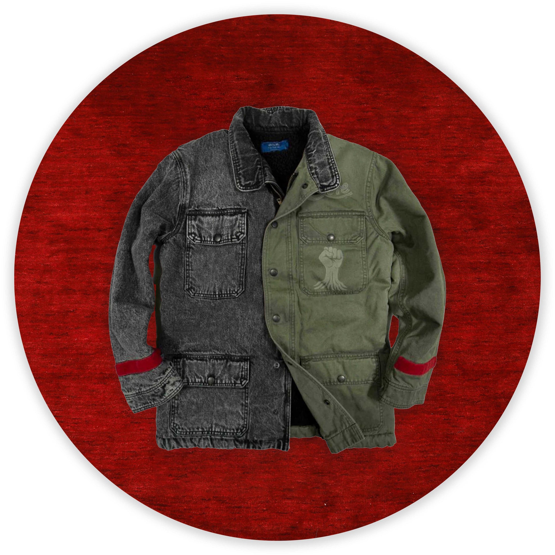 SURKU M65 ONE LOVE Jacket /Black Olive