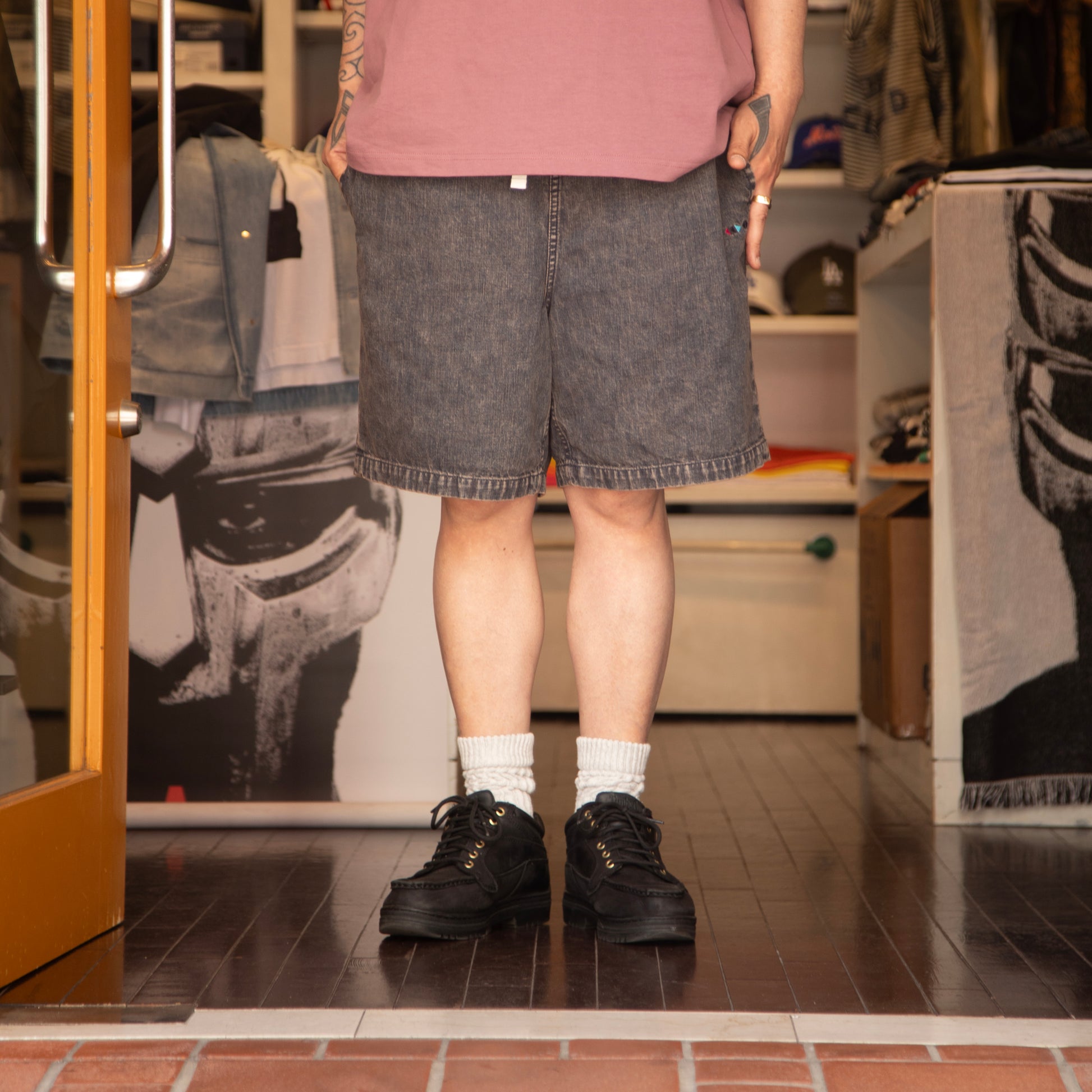 SURKU DENIM SHORTS